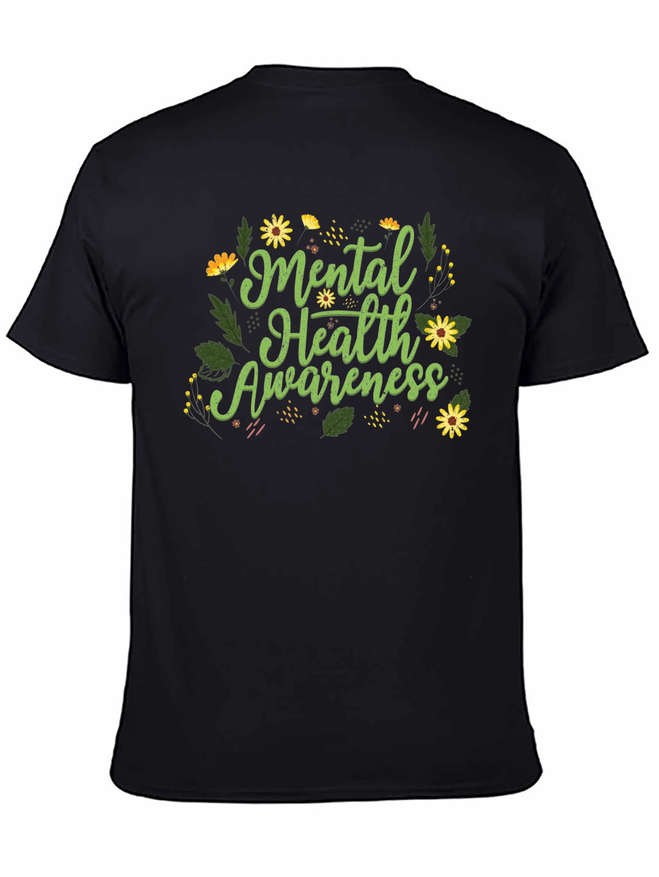 Mental Health Awareness Floral Tee