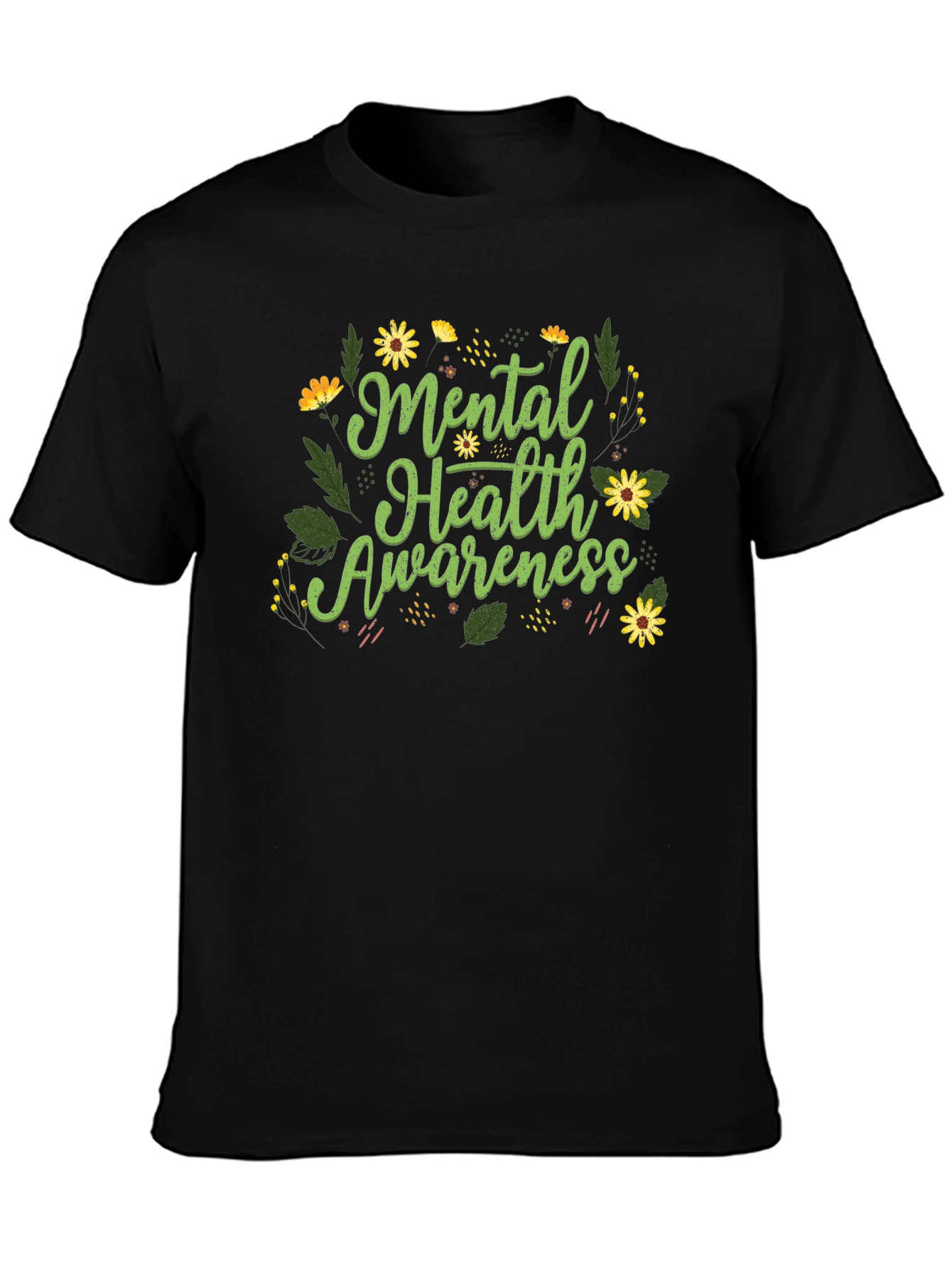 Mental Health Awareness Floral Tee