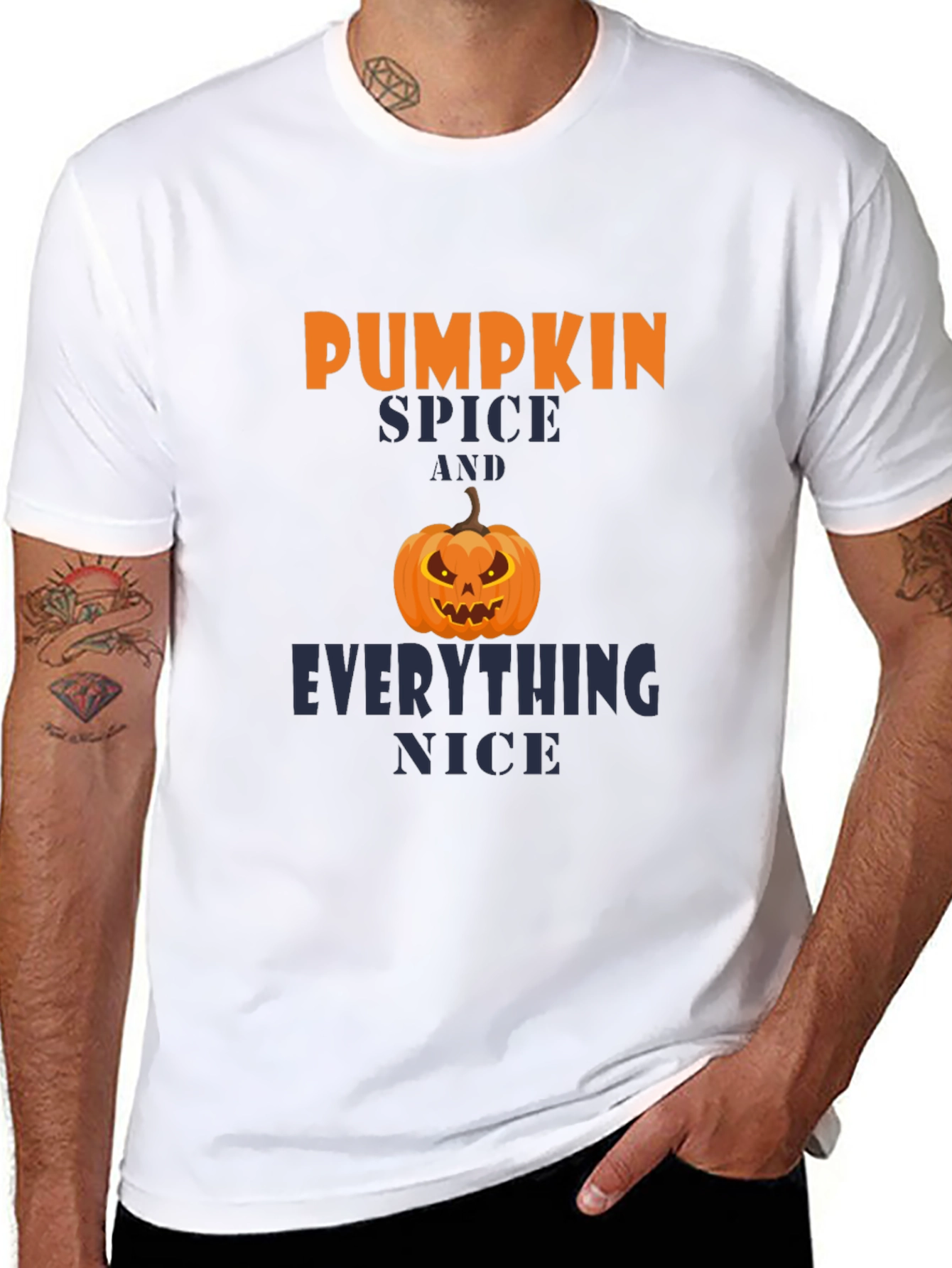 Pumpkin Spice & Everything Nice Halloween T-Shirt