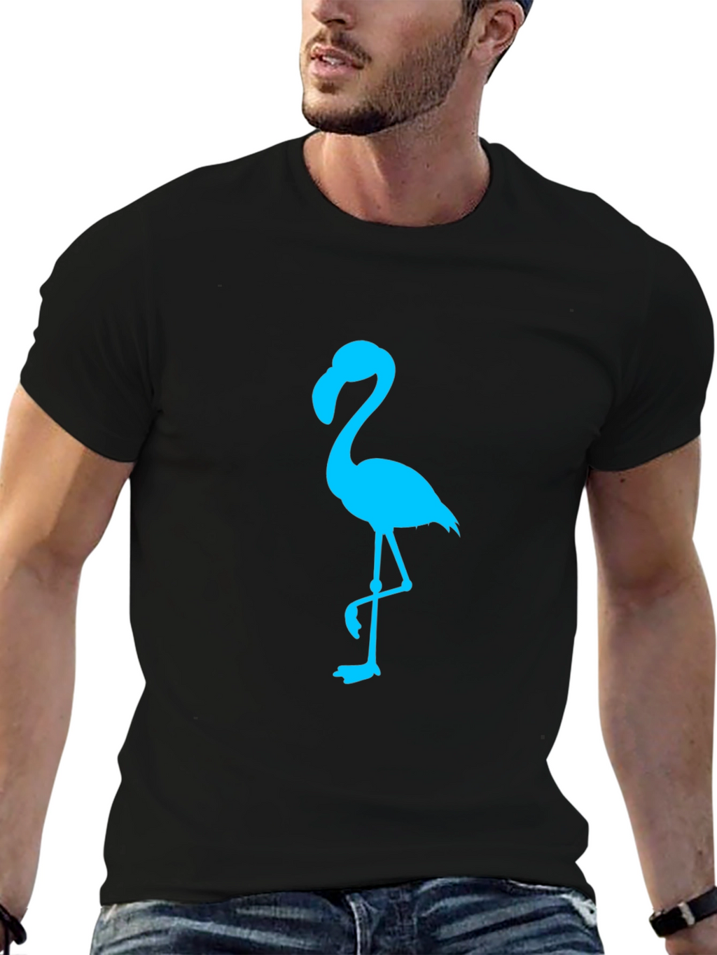 Black Flamingo Graphic Tee