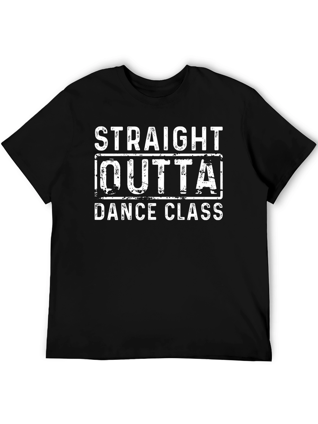 Straight Outta Dance Class Black T-Shirt