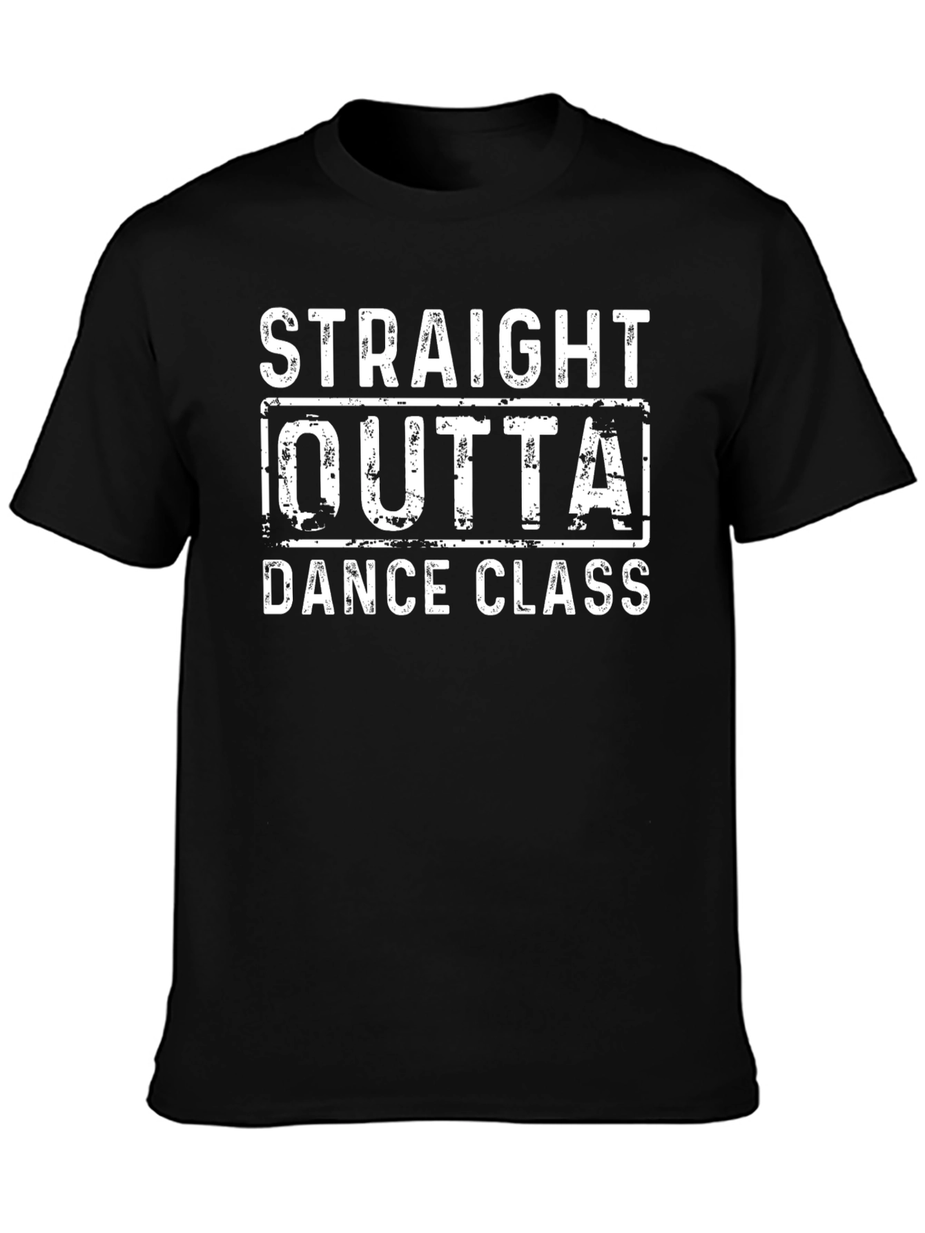 Straight Outta Dance Class Black T-Shirt