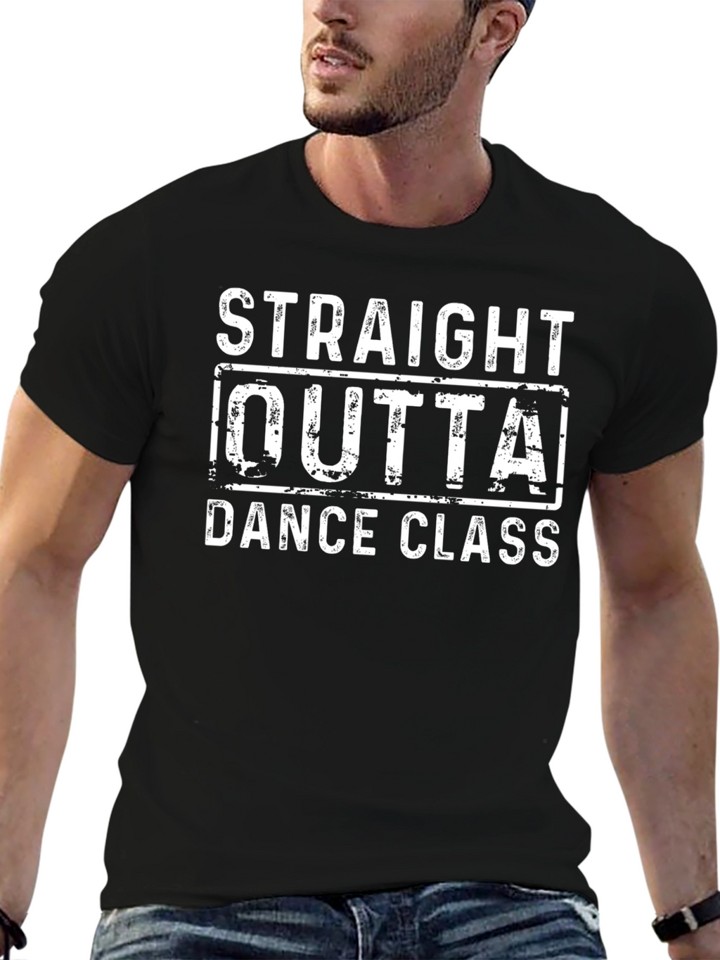 Straight Outta Dance Class Black T-Shirt