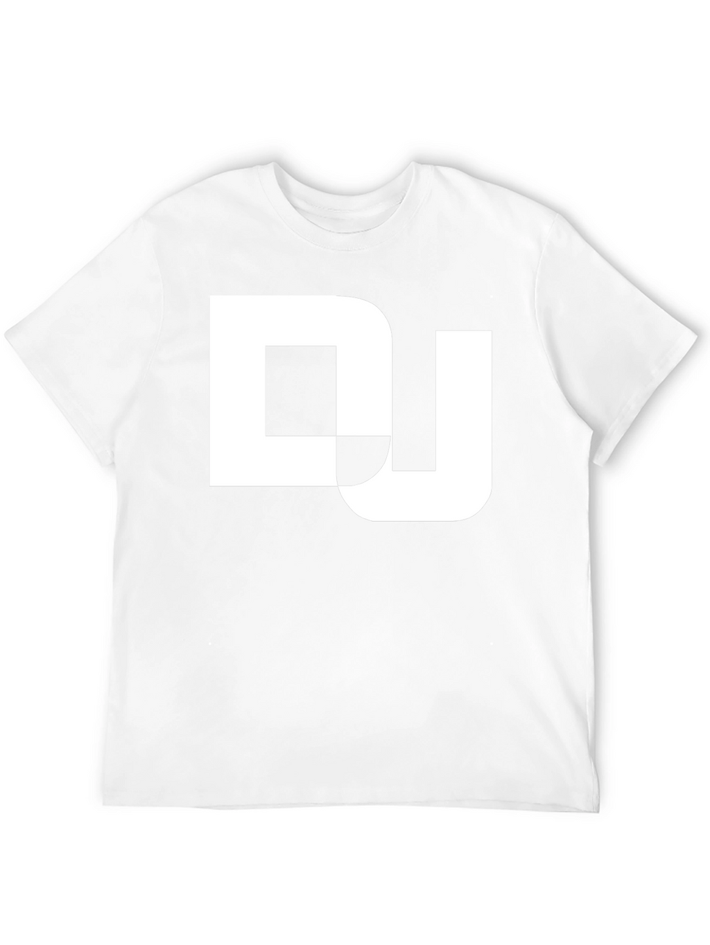 DJ Graphic Tee - Black Cotton Blend T-Shirt