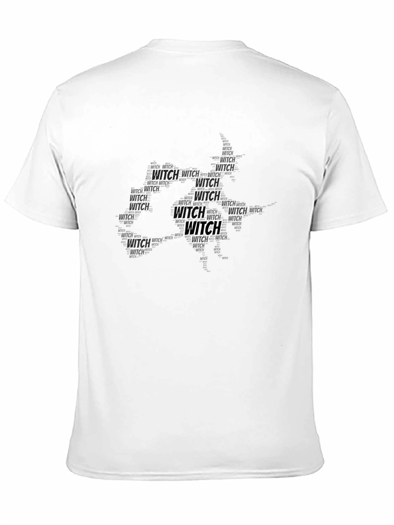 Witch Word Art Graphic Tee - Halloween T-Shirt