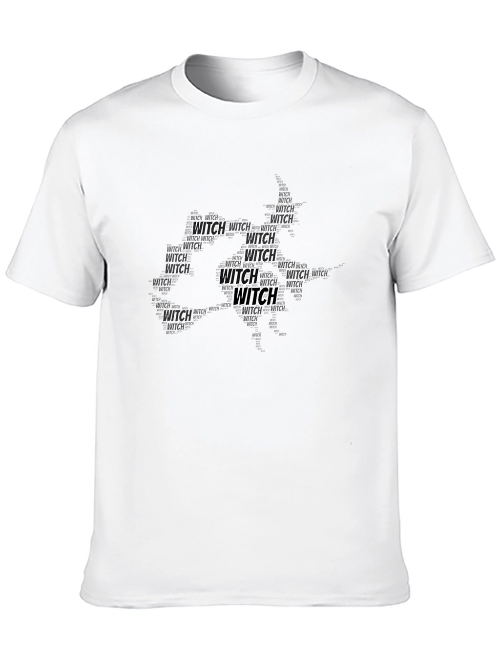 Witch Word Art Graphic Tee - Halloween T-Shirt