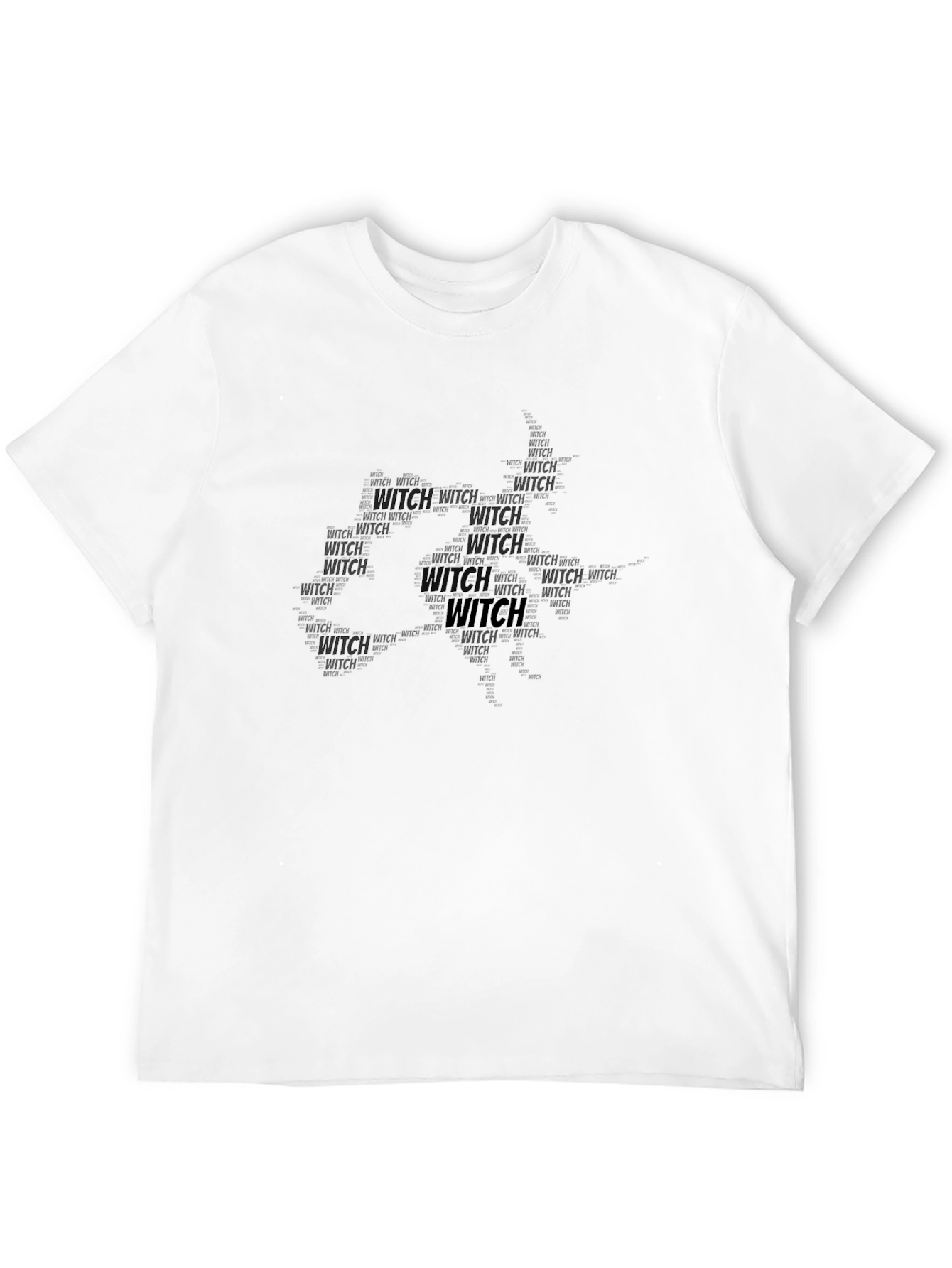Witch Word Art Graphic Tee - Halloween T-Shirt
