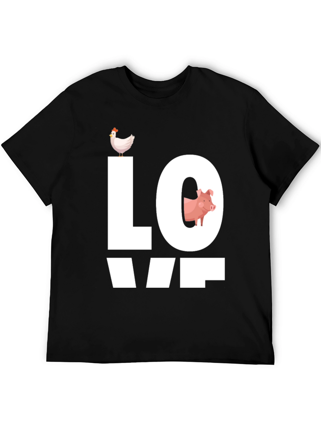 Farm Animal Love Graphic T-Shirt