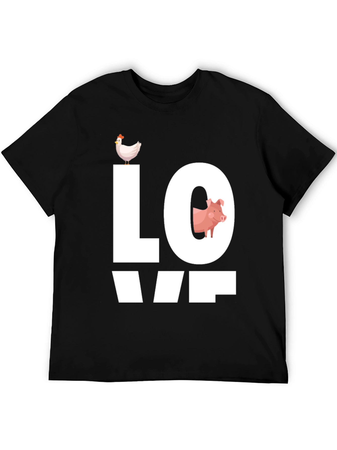 Farm Animal Love Graphic T-Shirt