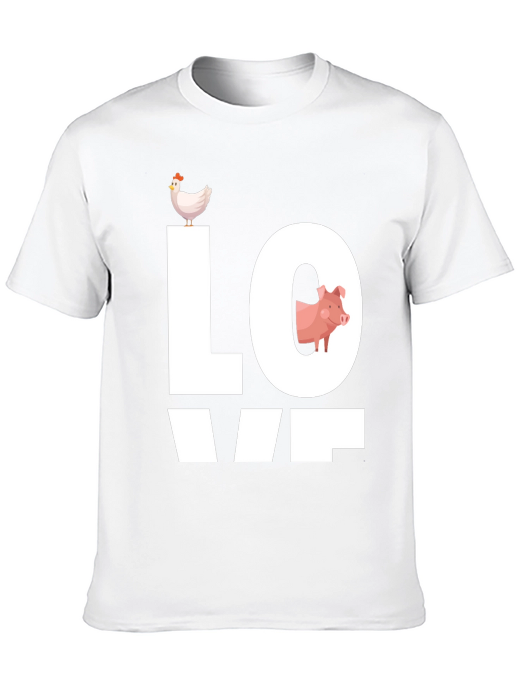 Farm Animal Love Graphic T-Shirt