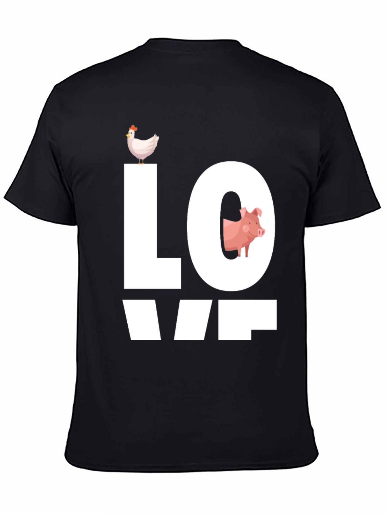 Farm Animal Love Graphic T-Shirt