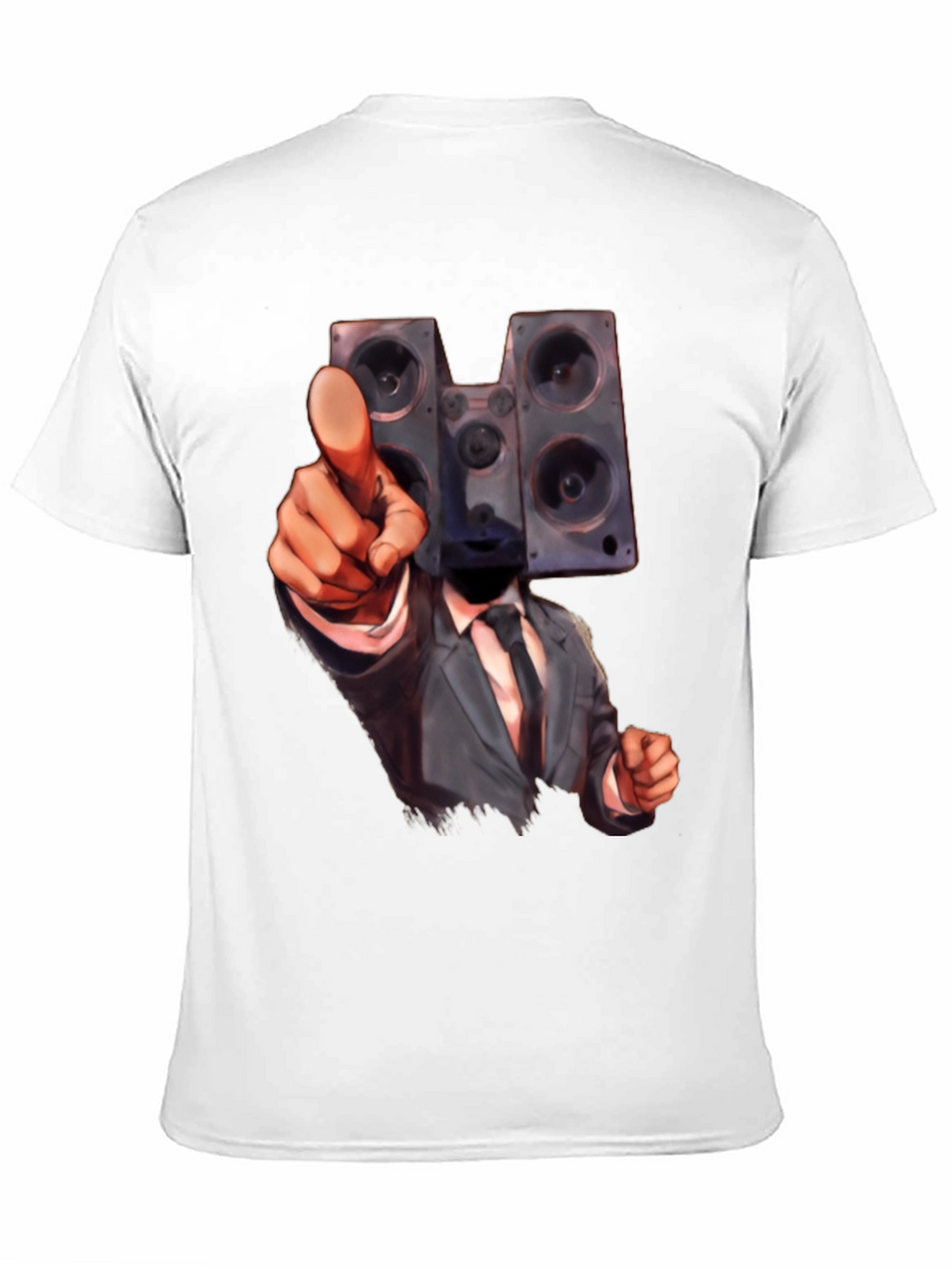 Speaker Head Suit T-Shirt