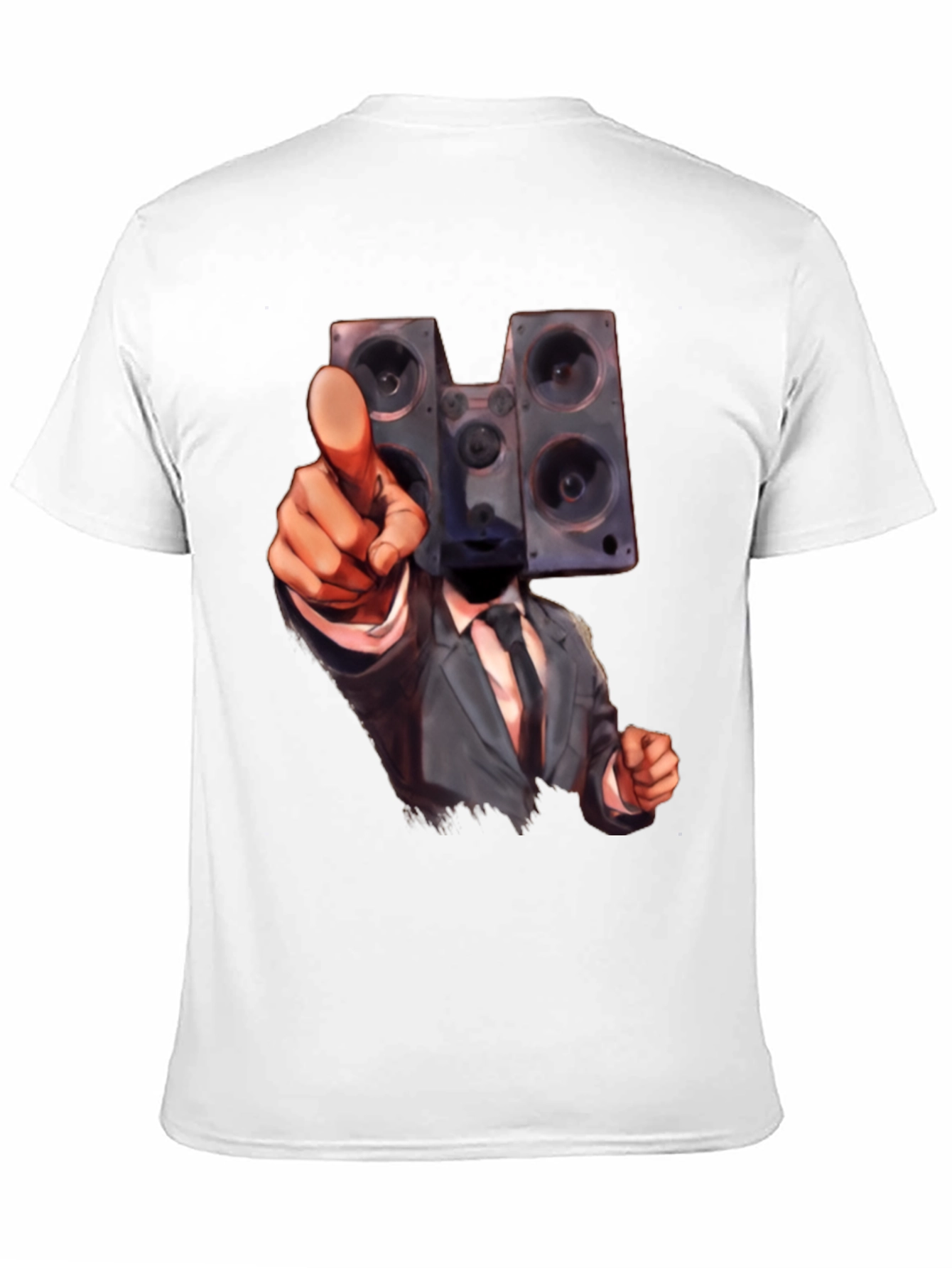 Speaker Head Suit T-Shirt
