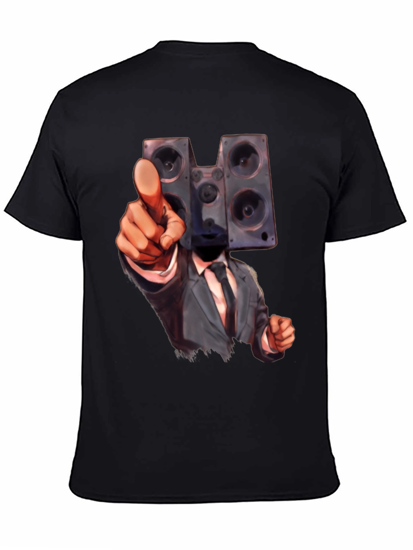 Speaker Head Suit T-Shirt