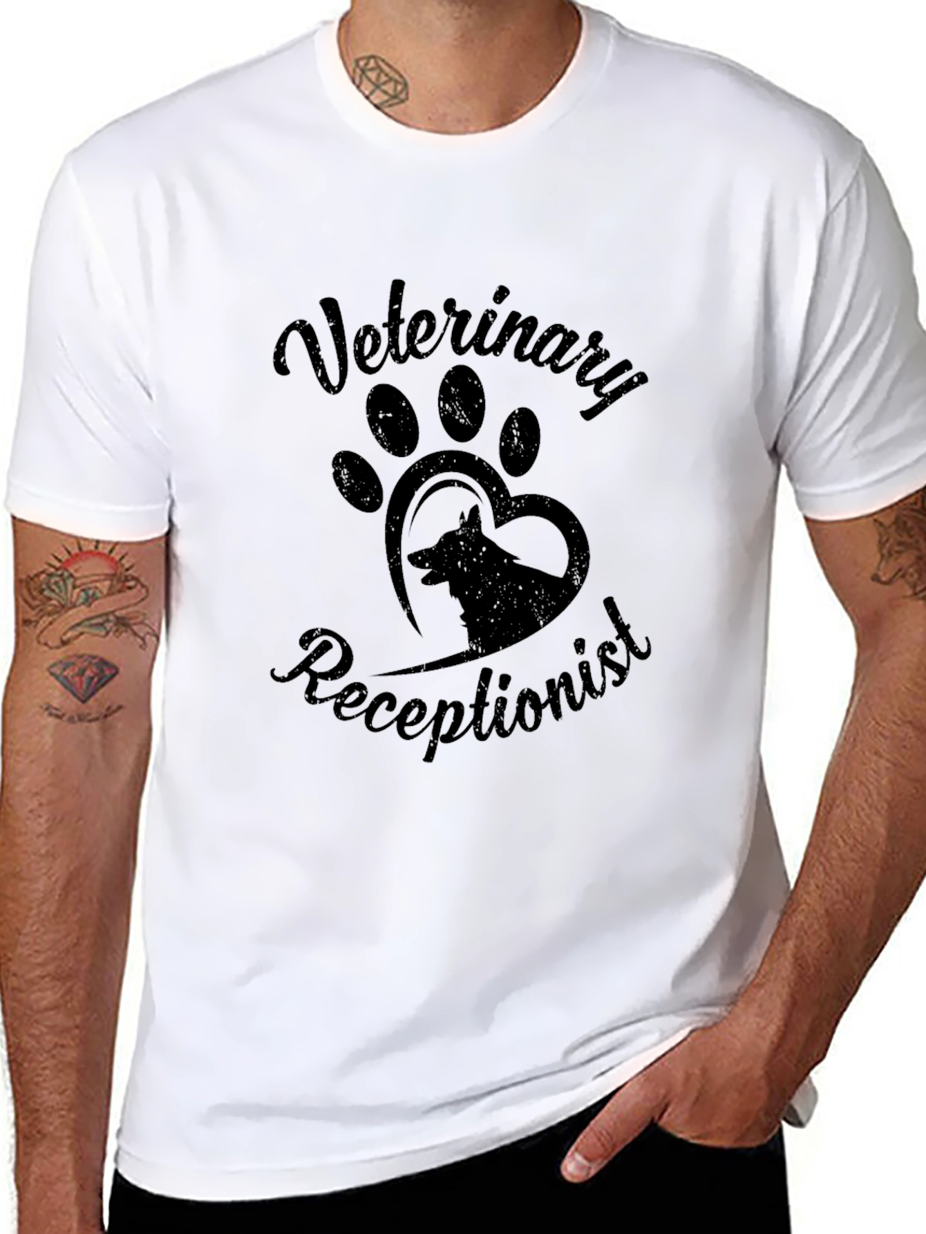 Veterinary Receptionist Graphic Tee