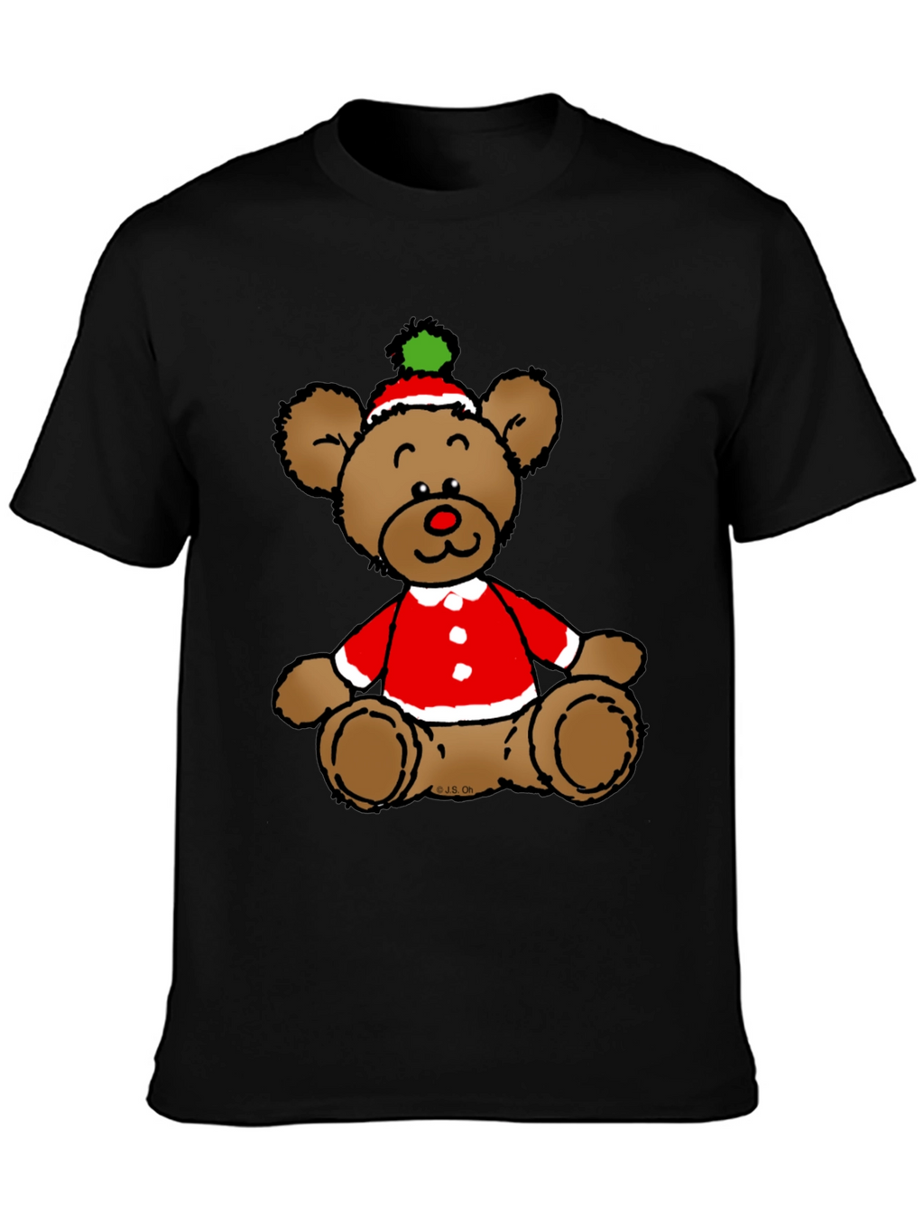 Christmas Teddy Bear Graphic Tee