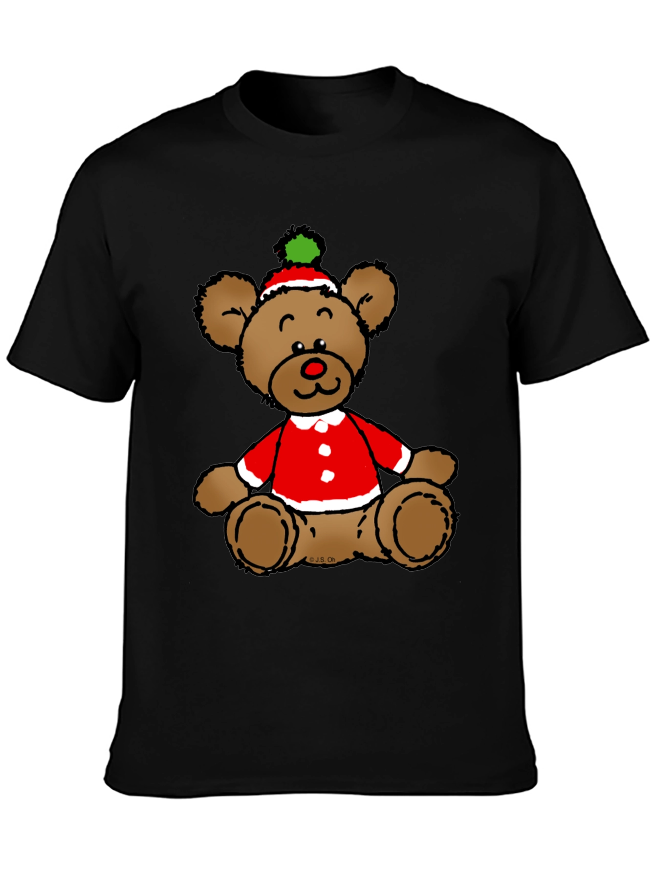 Christmas Teddy Bear Graphic Tee