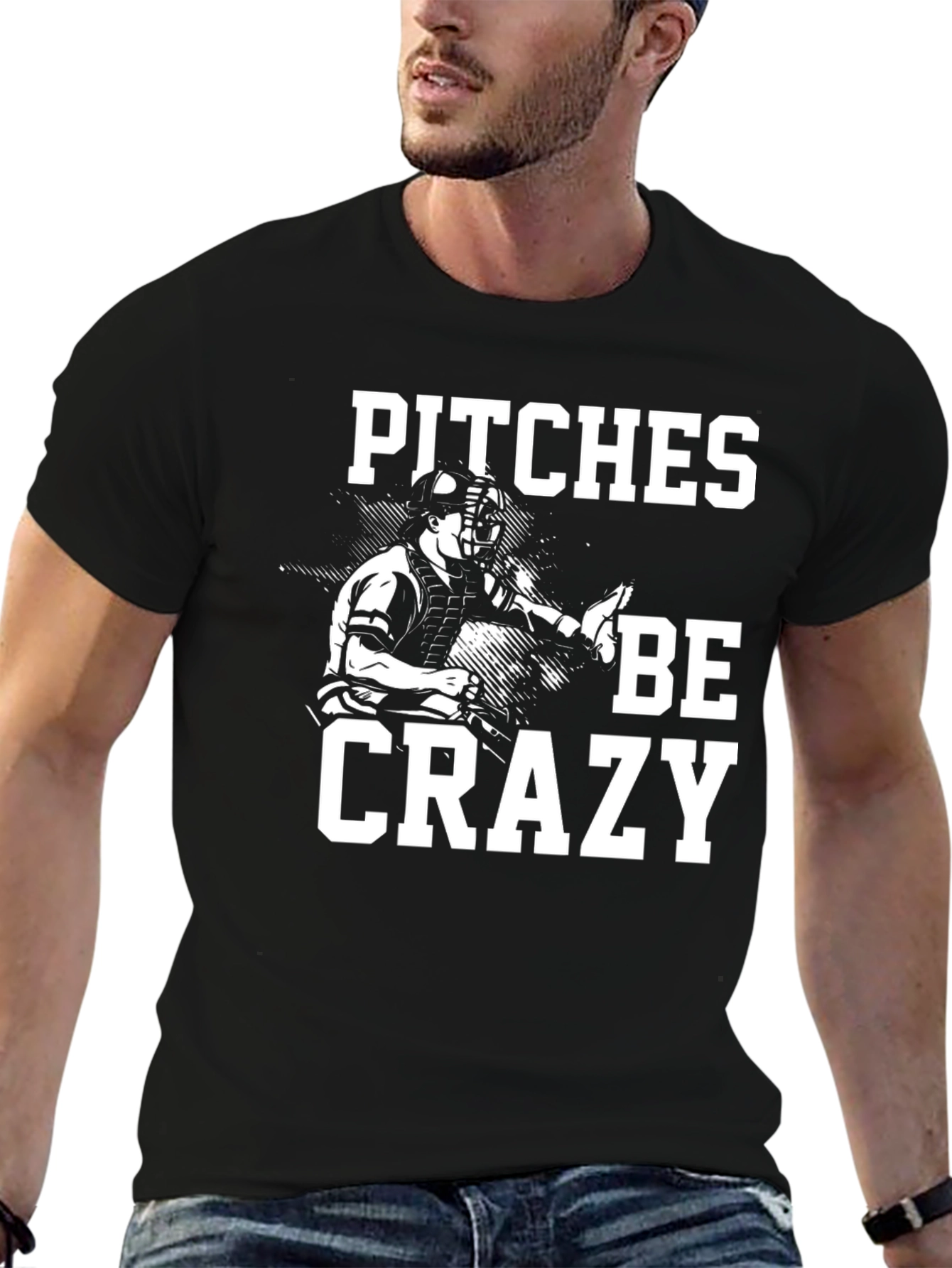 Pitches Be Crazy Graphic T-Shirt