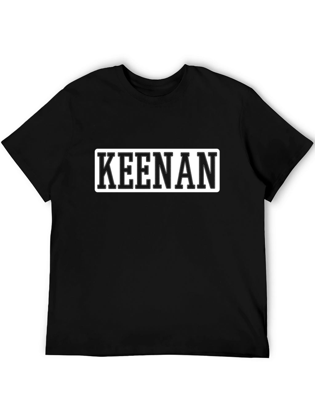 Keenan Graphic Tee - Black Cotton T-Shirt