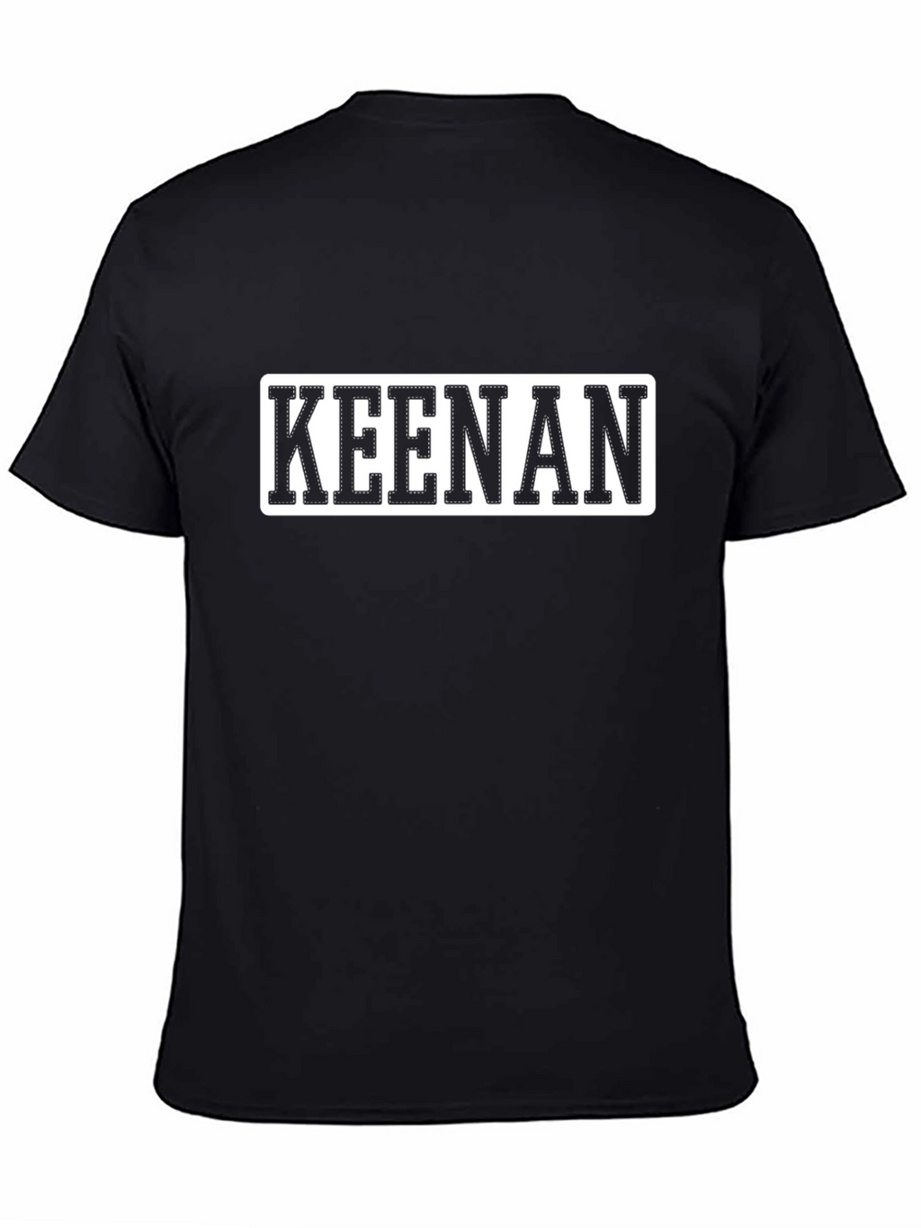 Keenan Graphic Tee - Black Cotton T-Shirt