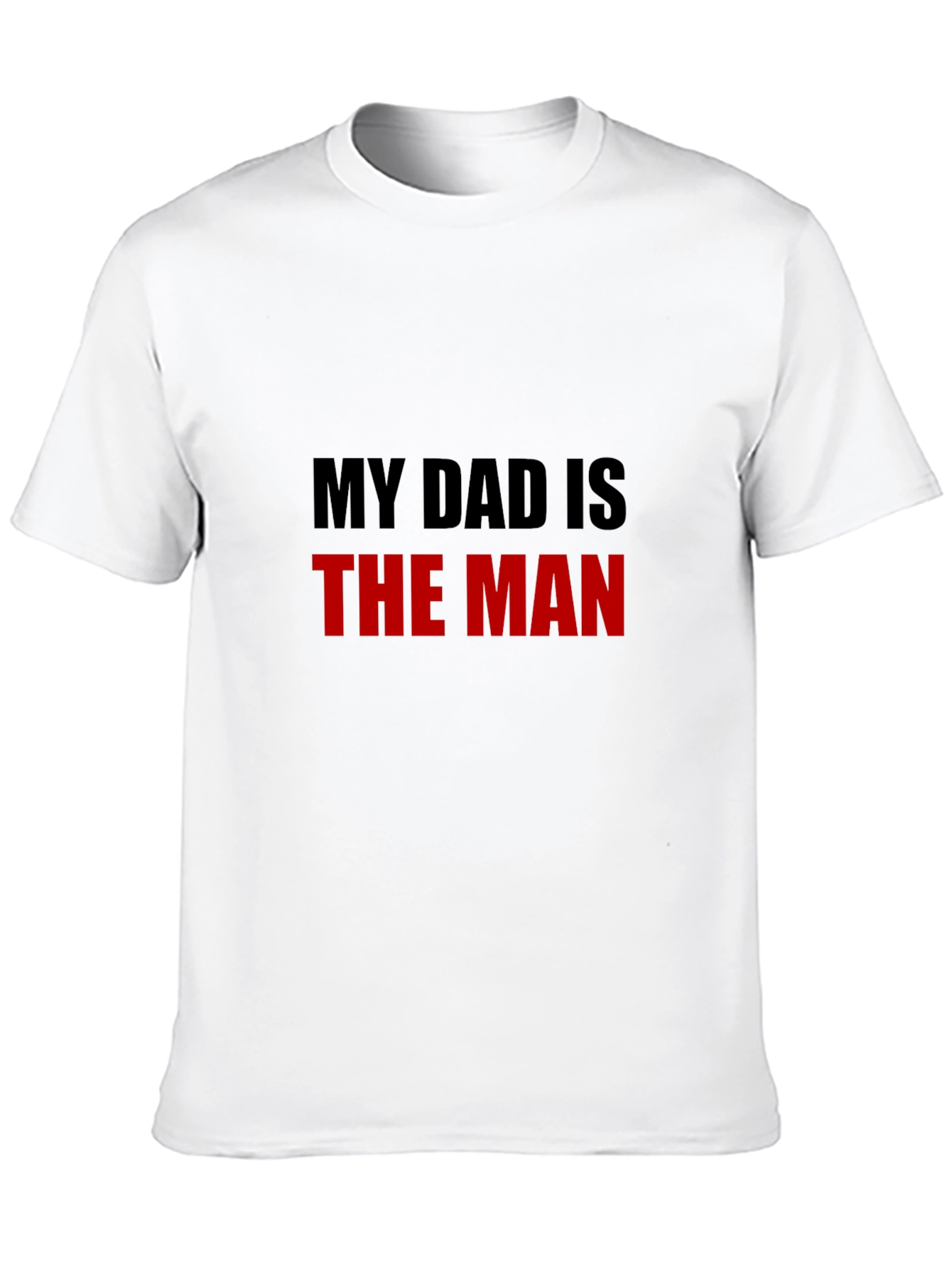 My Dad is The Man Graphic Tee - Black