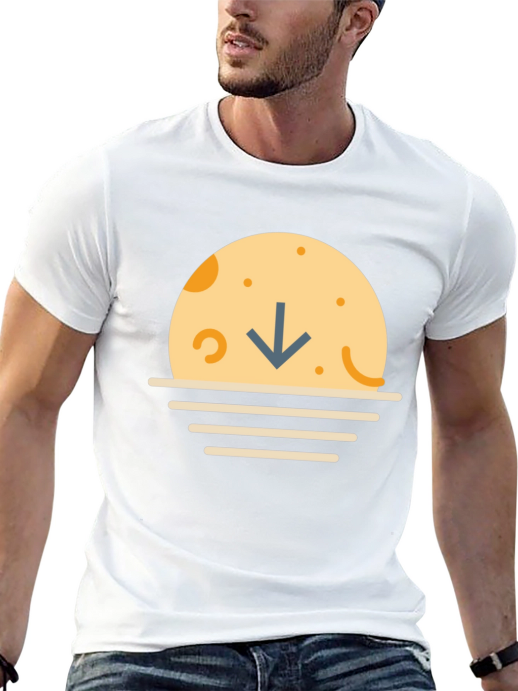 Sunset Arrow Graphic T-Shirt - Casual Comfort