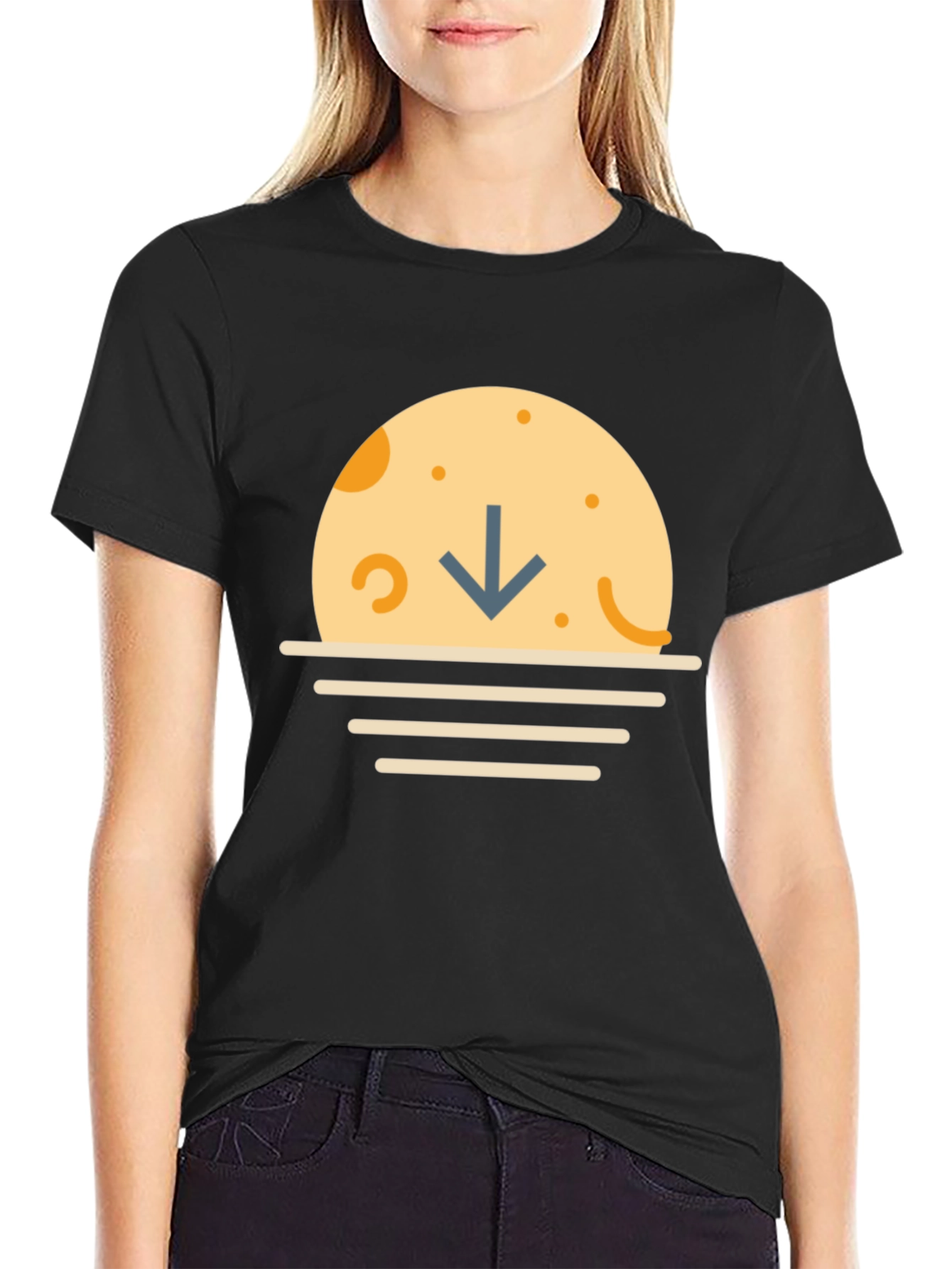 Sunset Arrow Graphic T-Shirt - Casual Comfort