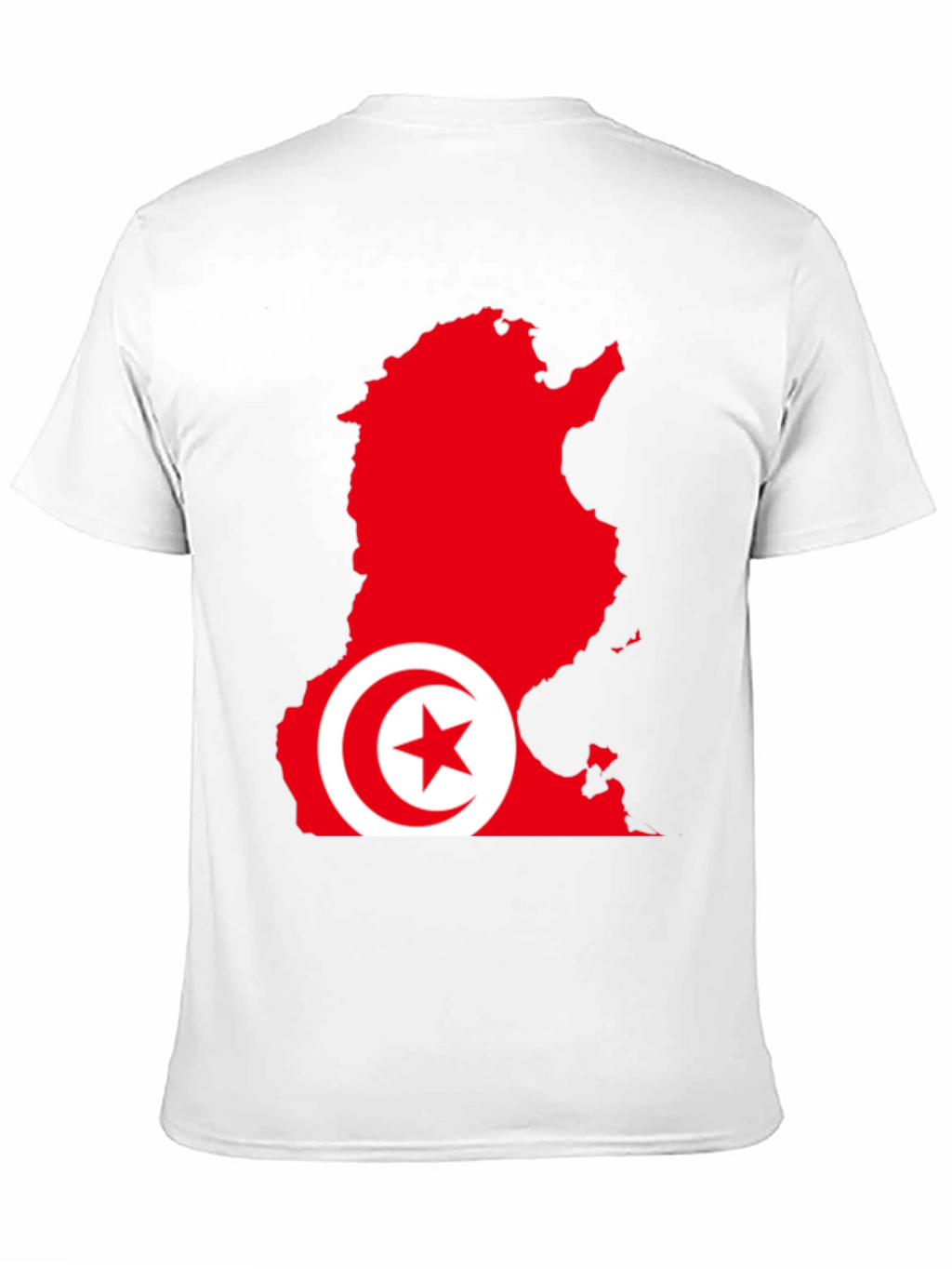 Tunisia Flag Map Graphic T-Shirt