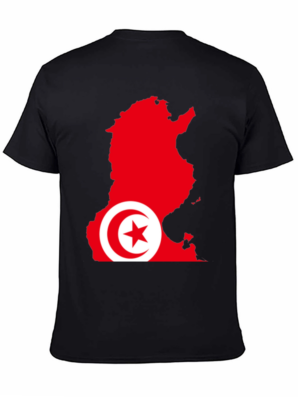 Tunisia Flag Map Graphic T-Shirt