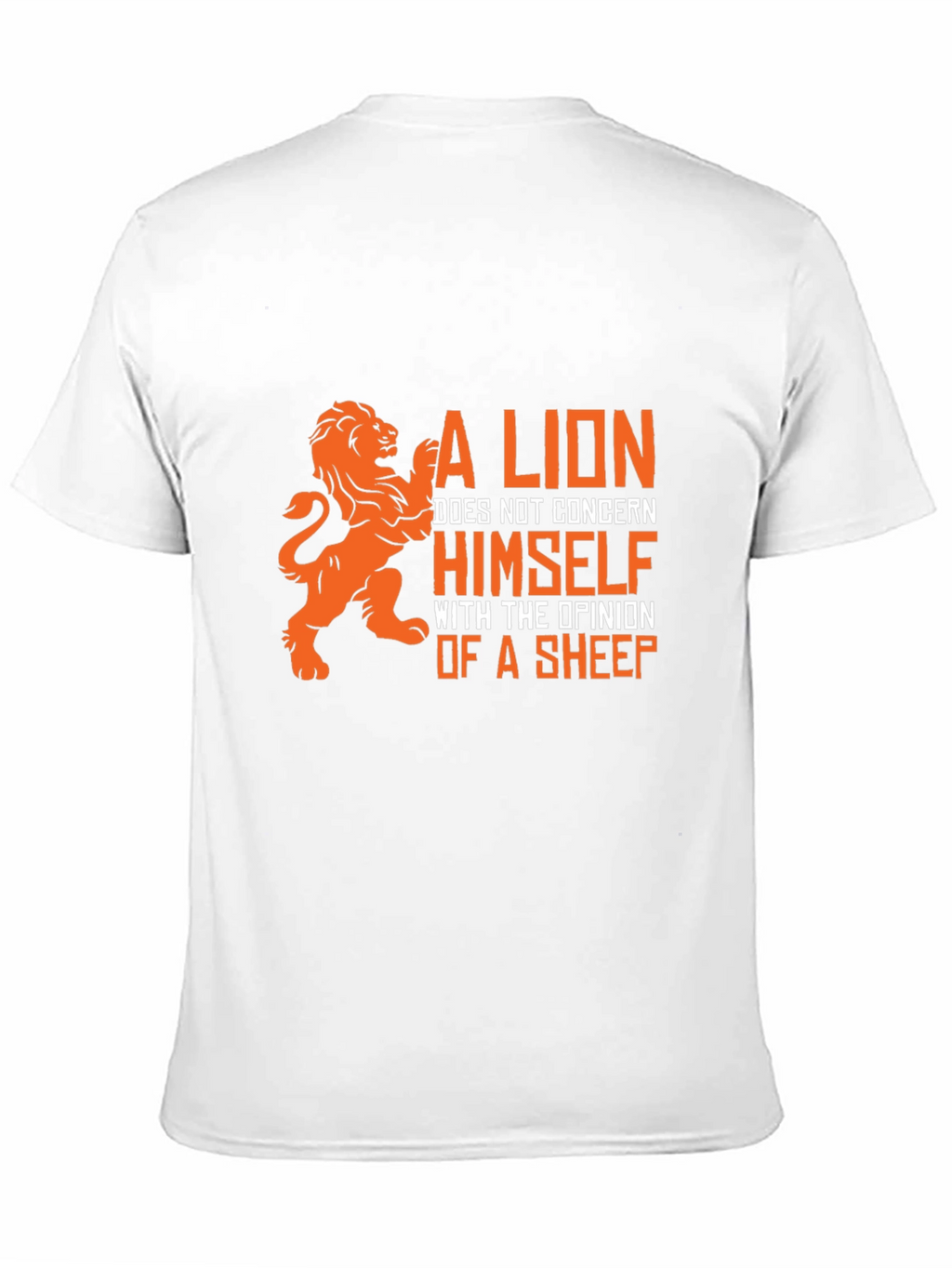 Lion Opinion Graphic T-Shirt