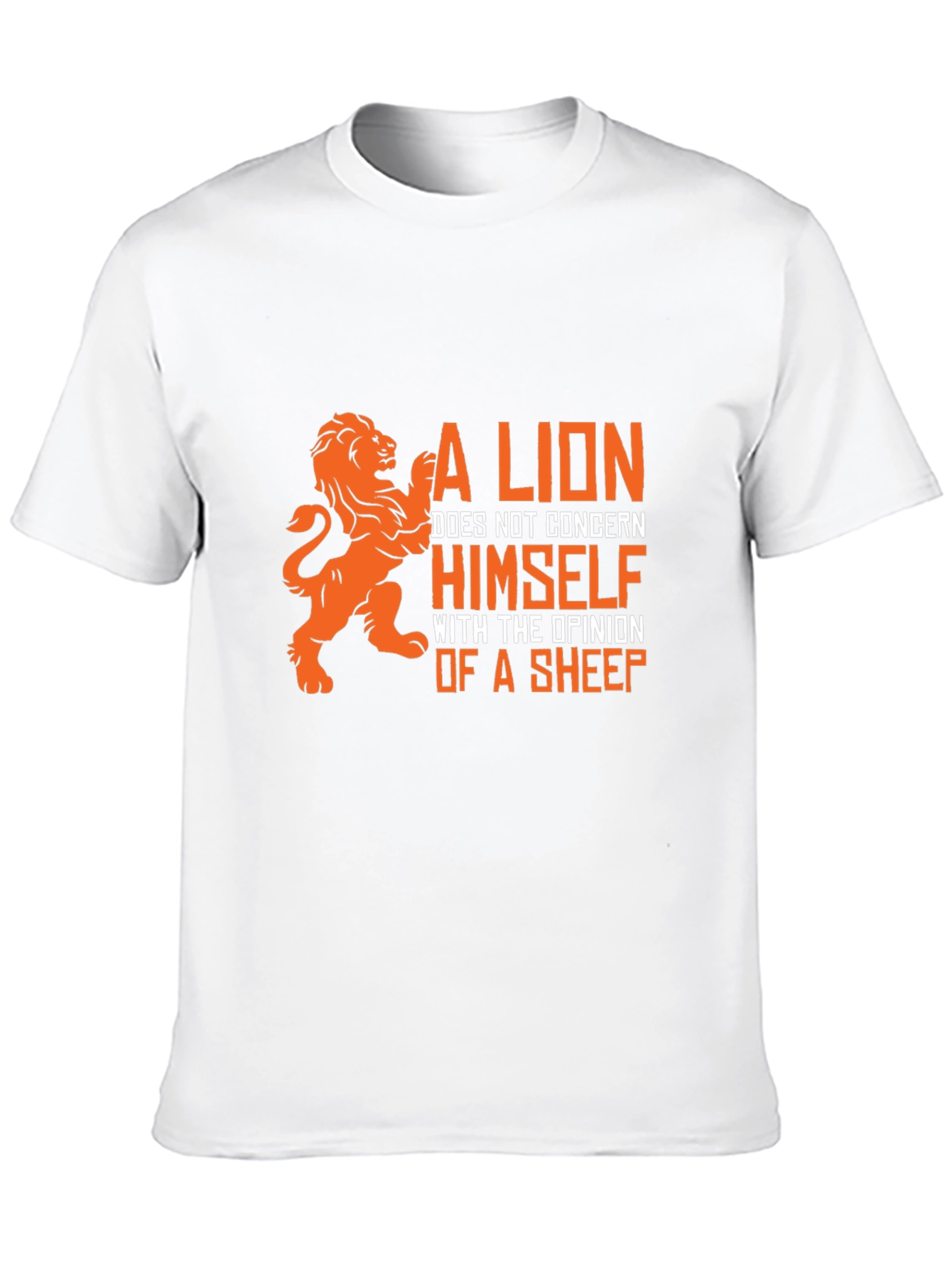 Lion Opinion Graphic T-Shirt