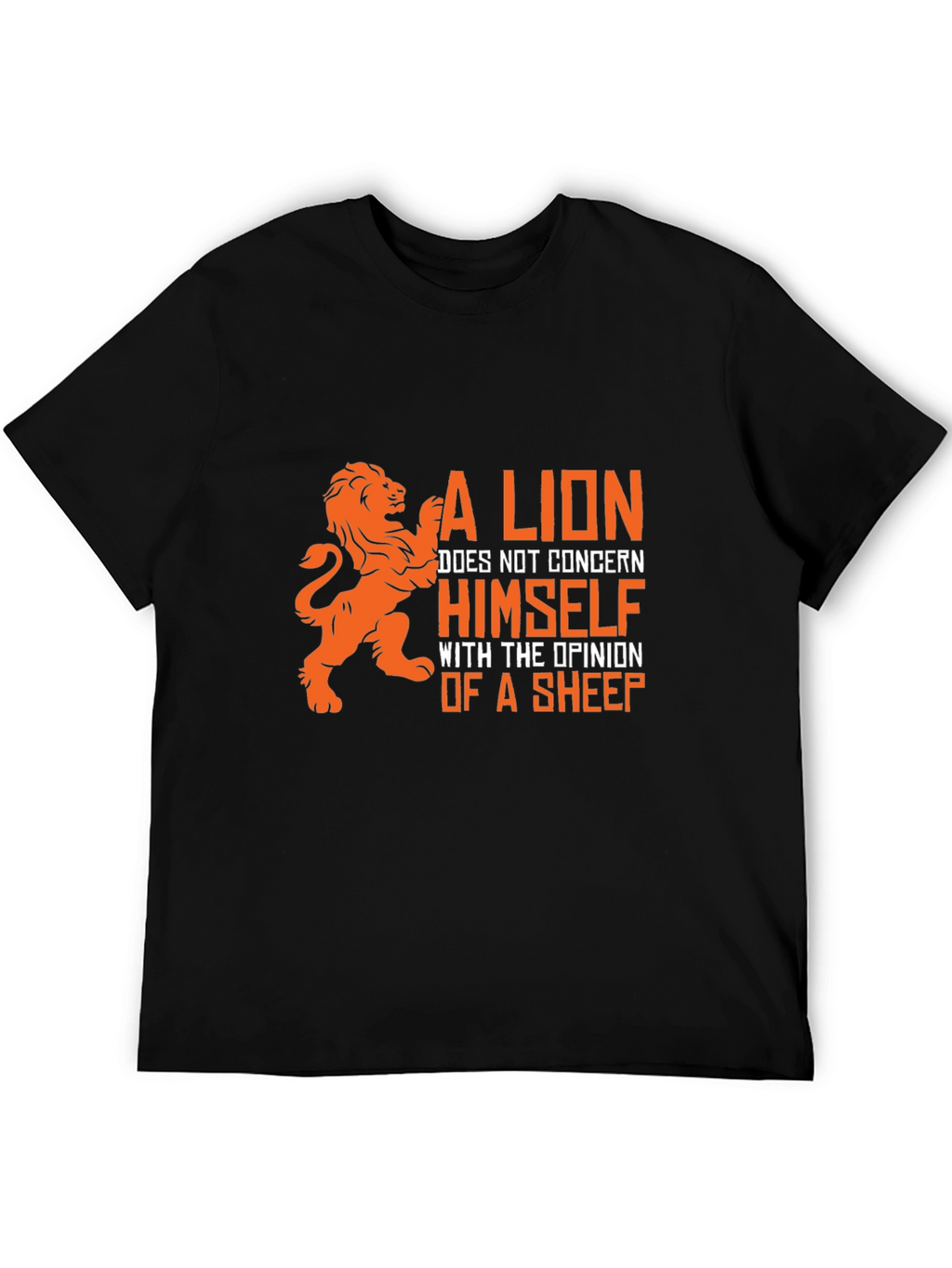 Lion Opinion Graphic T-Shirt