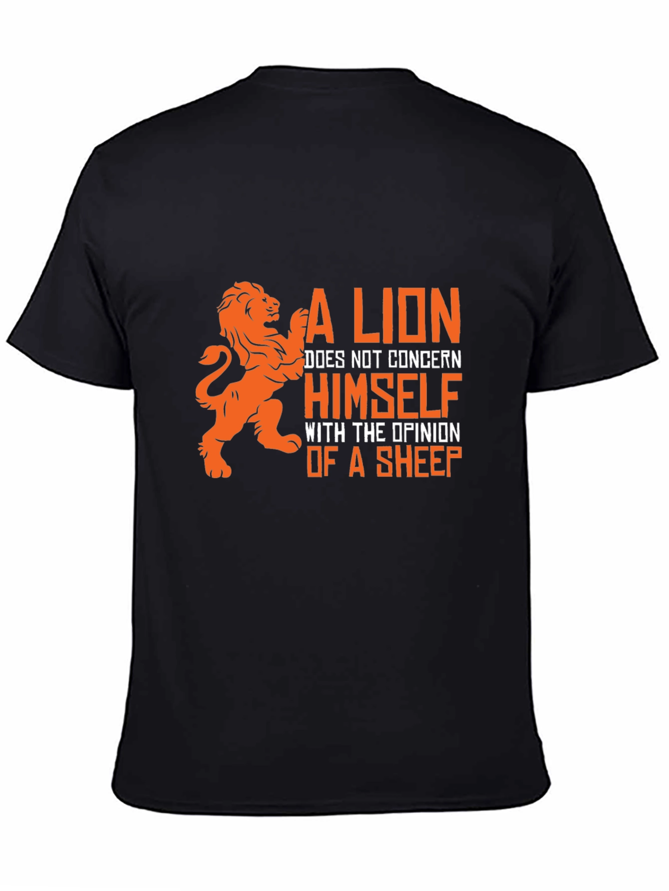 Lion Opinion Graphic T-Shirt