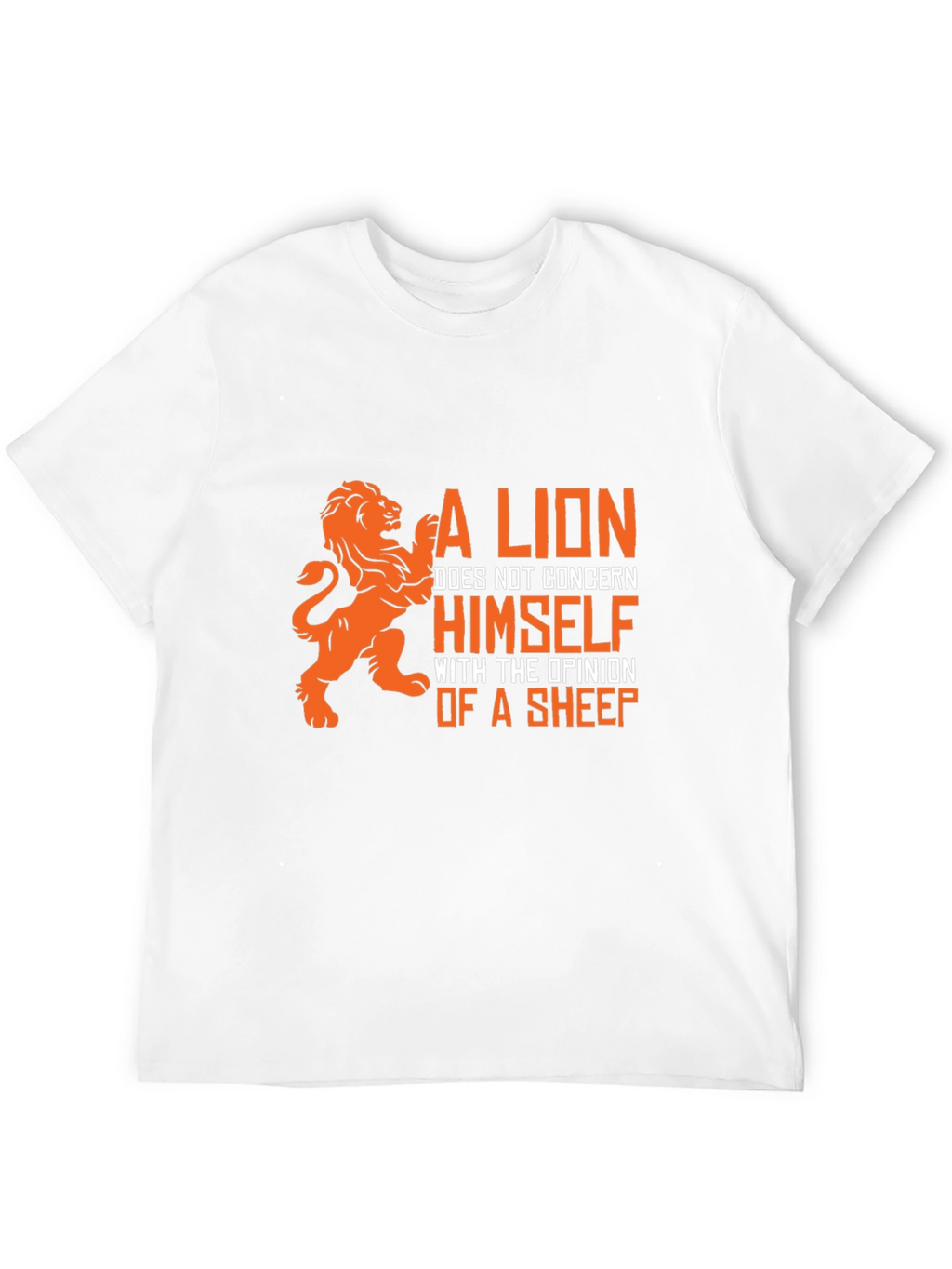 Lion Opinion Graphic T-Shirt