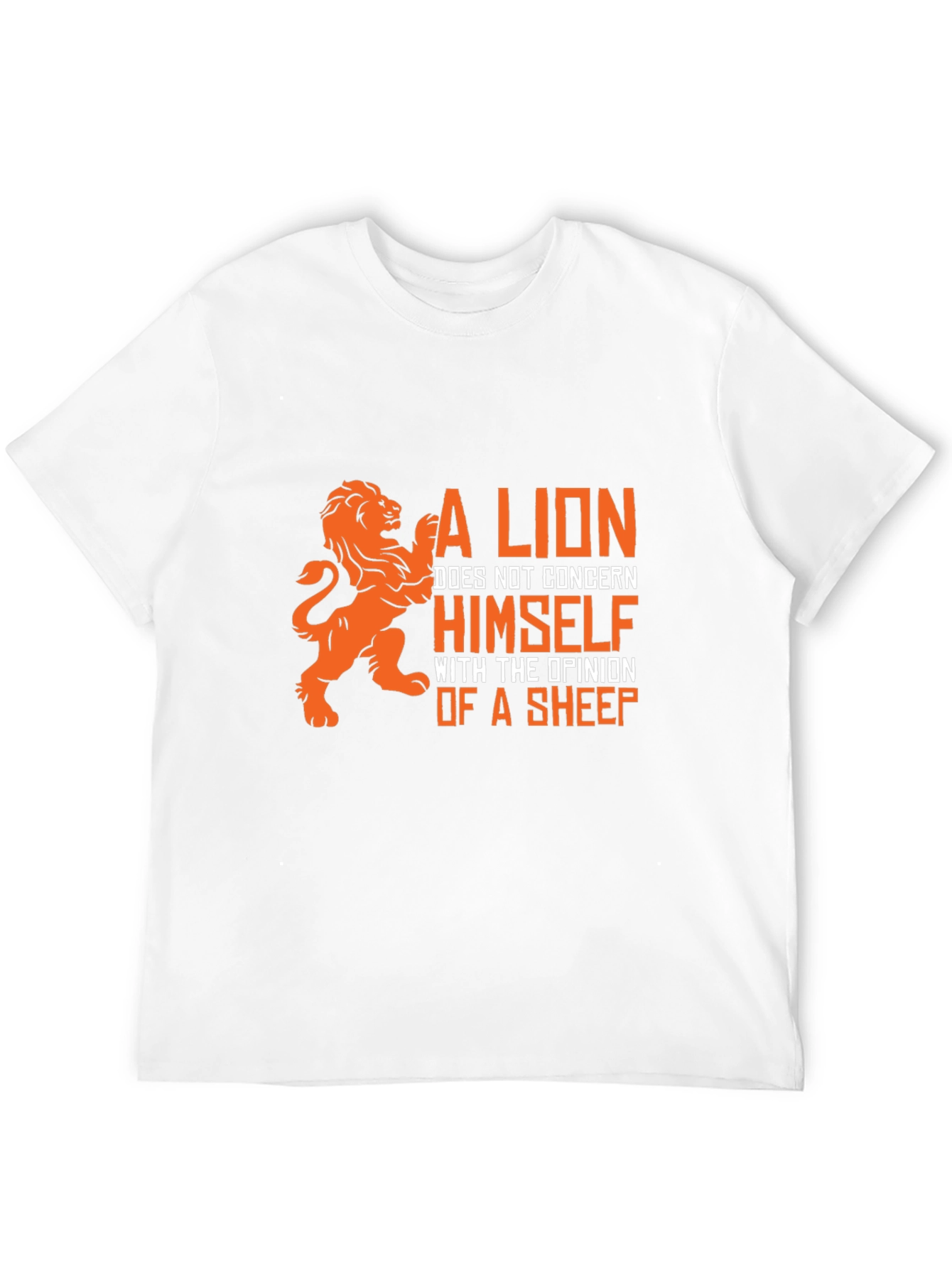 Lion Opinion Graphic T-Shirt