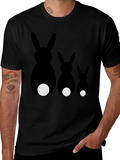 Whimsical Rabbit Family T-Shirt