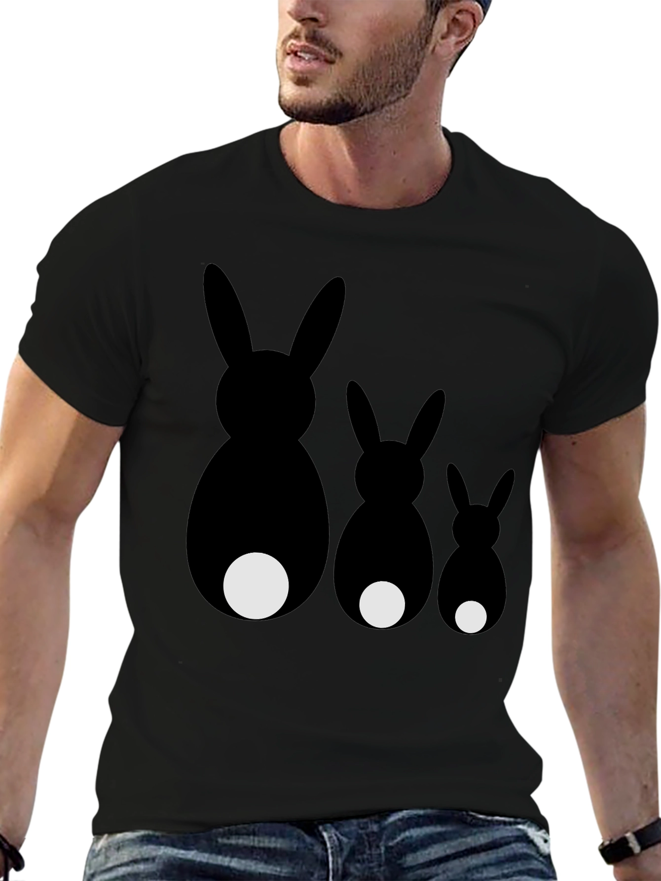 Whimsical Rabbit Family T-Shirt