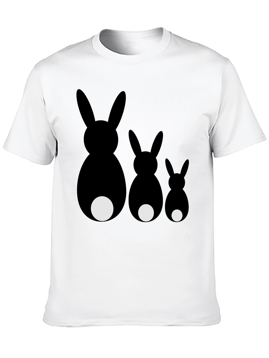Whimsical Rabbit Family T-Shirt