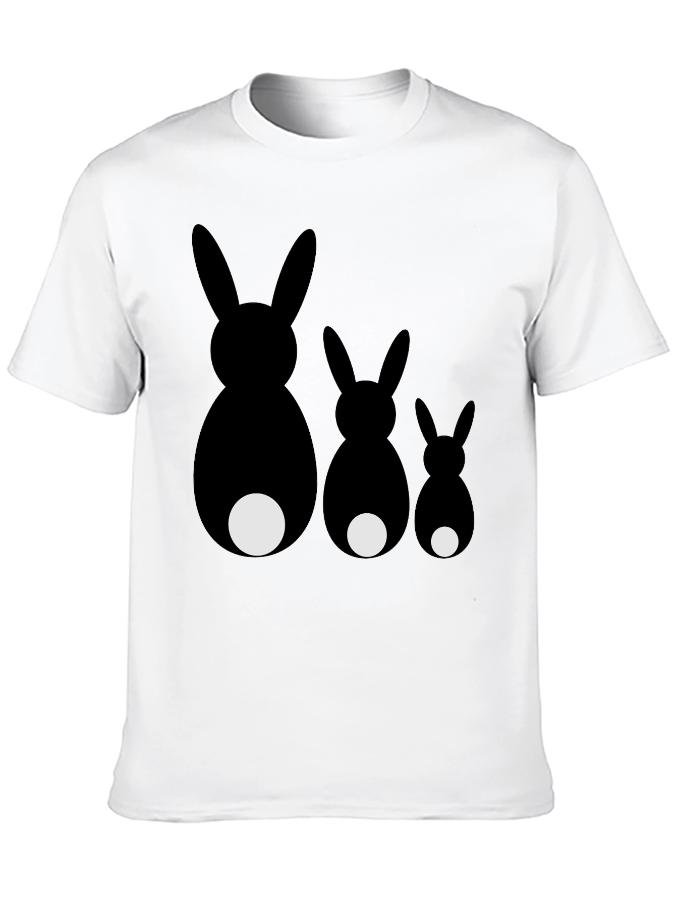 Whimsical Rabbit Family T-Shirt