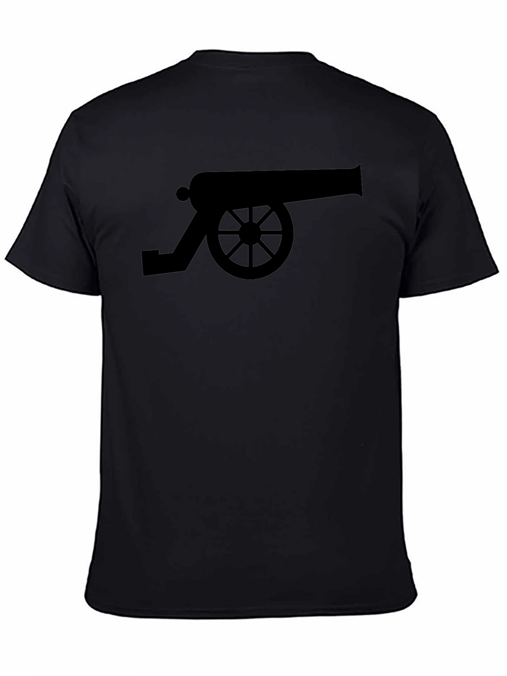 Cannon Graphic Tee - Black Cotton