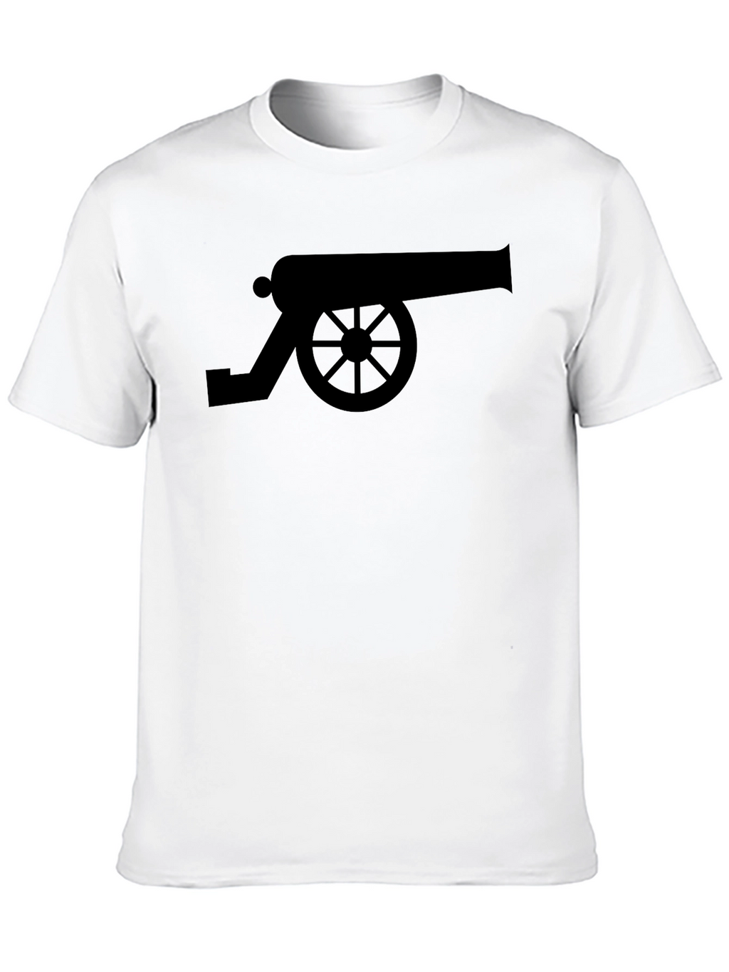 Cannon Graphic Tee - Black Cotton