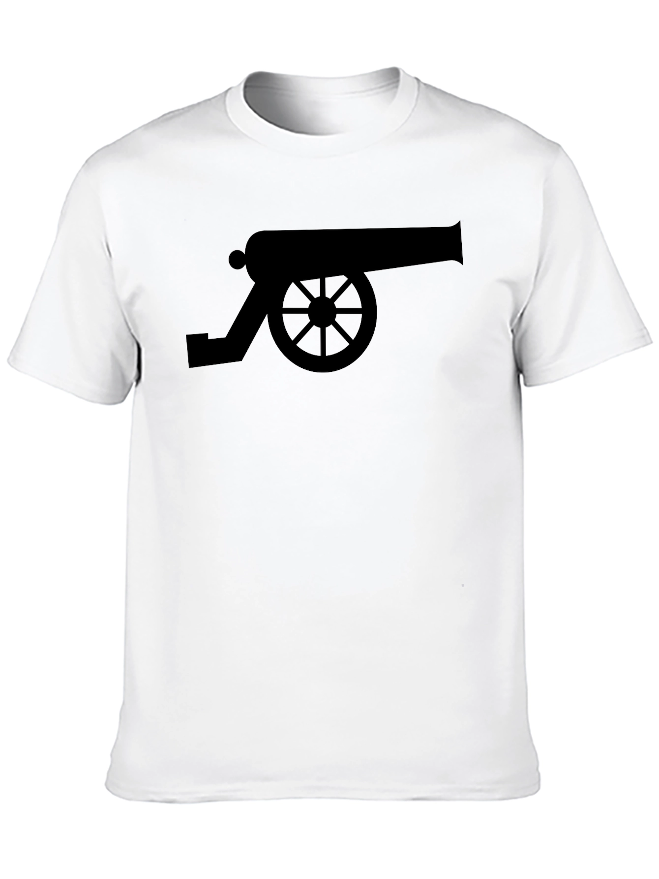 Cannon Graphic Tee - Black Cotton
