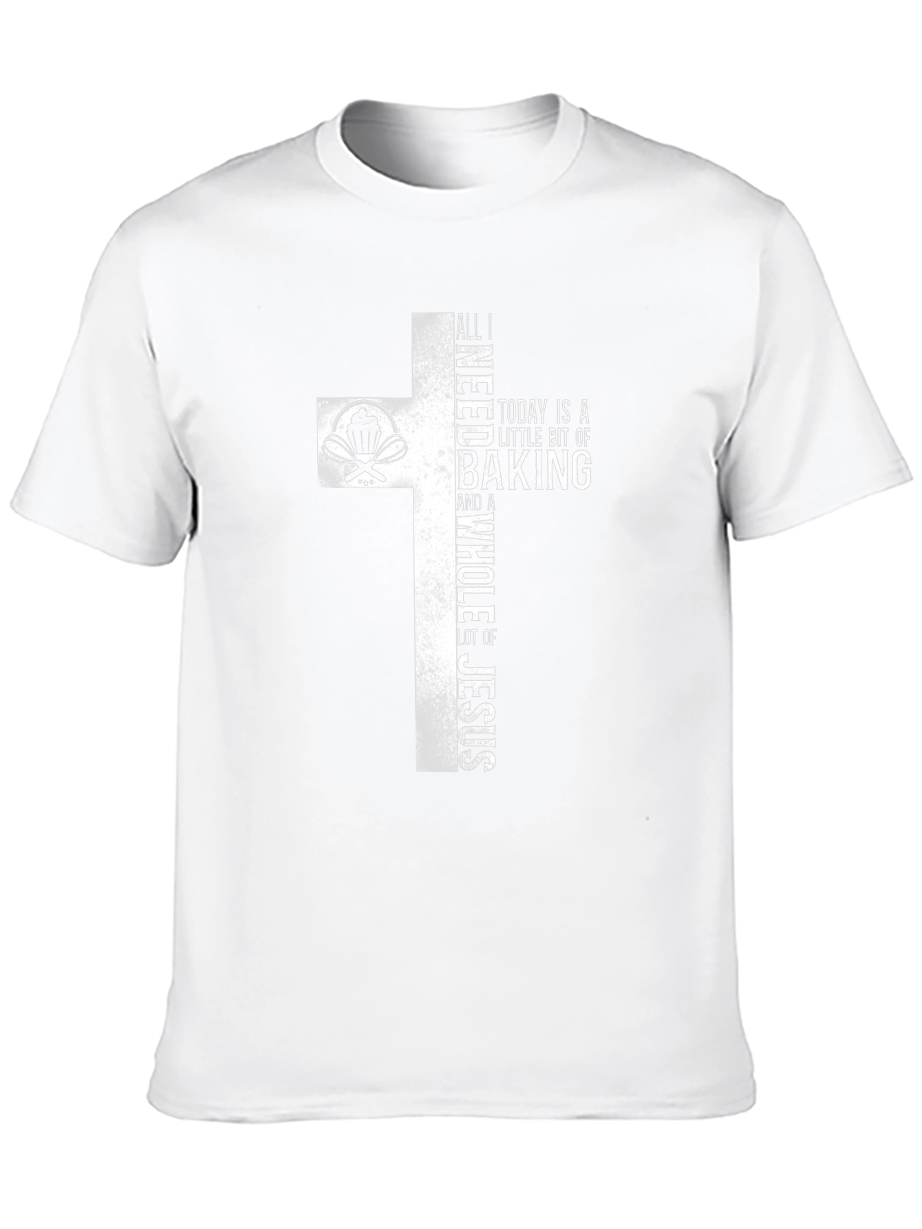 Baking & Jesus Graphic T-Shirt - Christian Faith Tee
