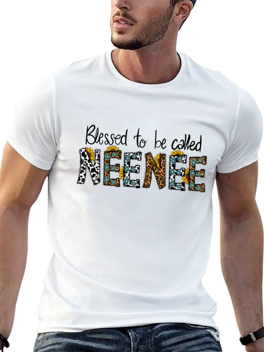 Blessed to be Called NEENEE Black T-Shirt