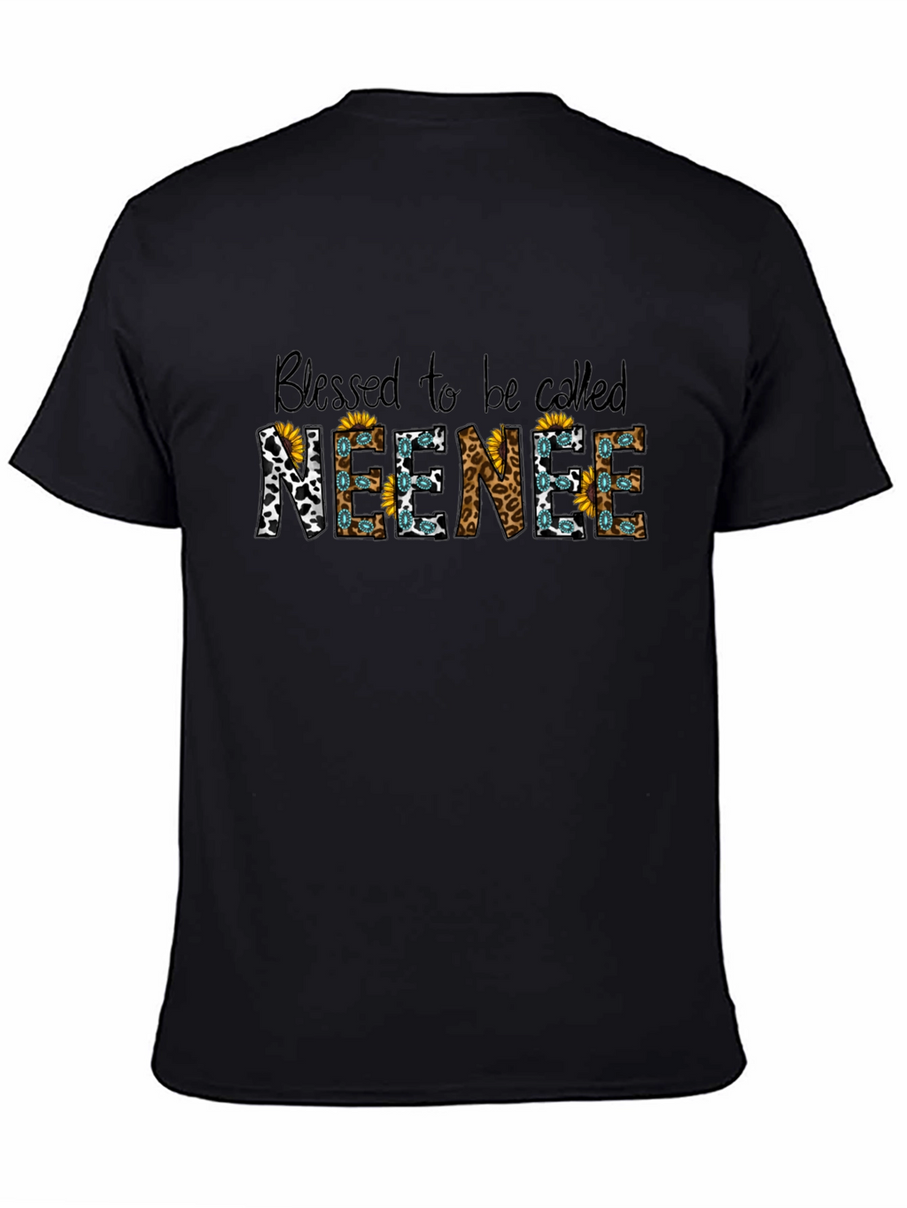 Blessed to be Called NEENEE Black T-Shirt