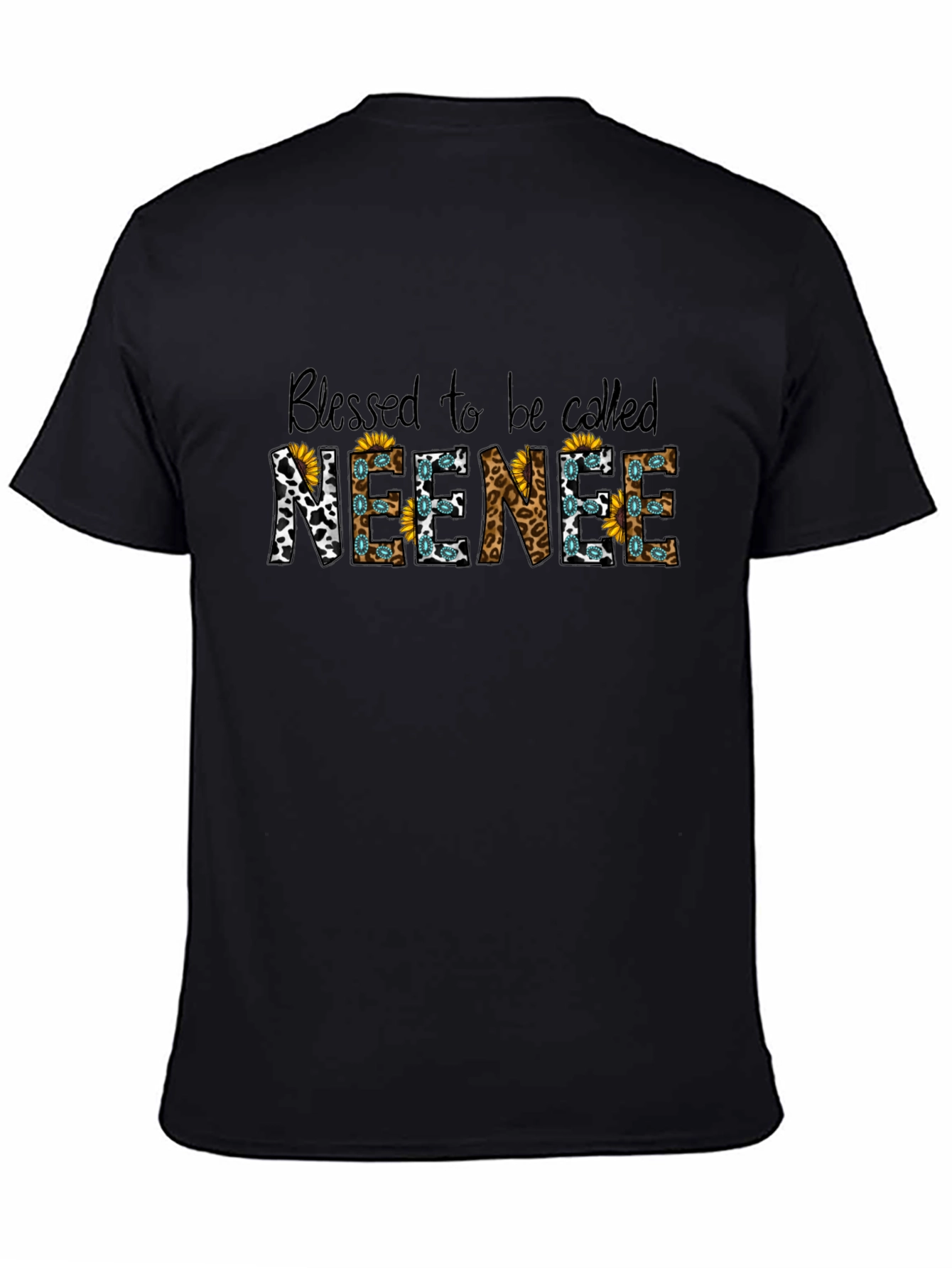 Blessed to be Called NEENEE Black T-Shirt