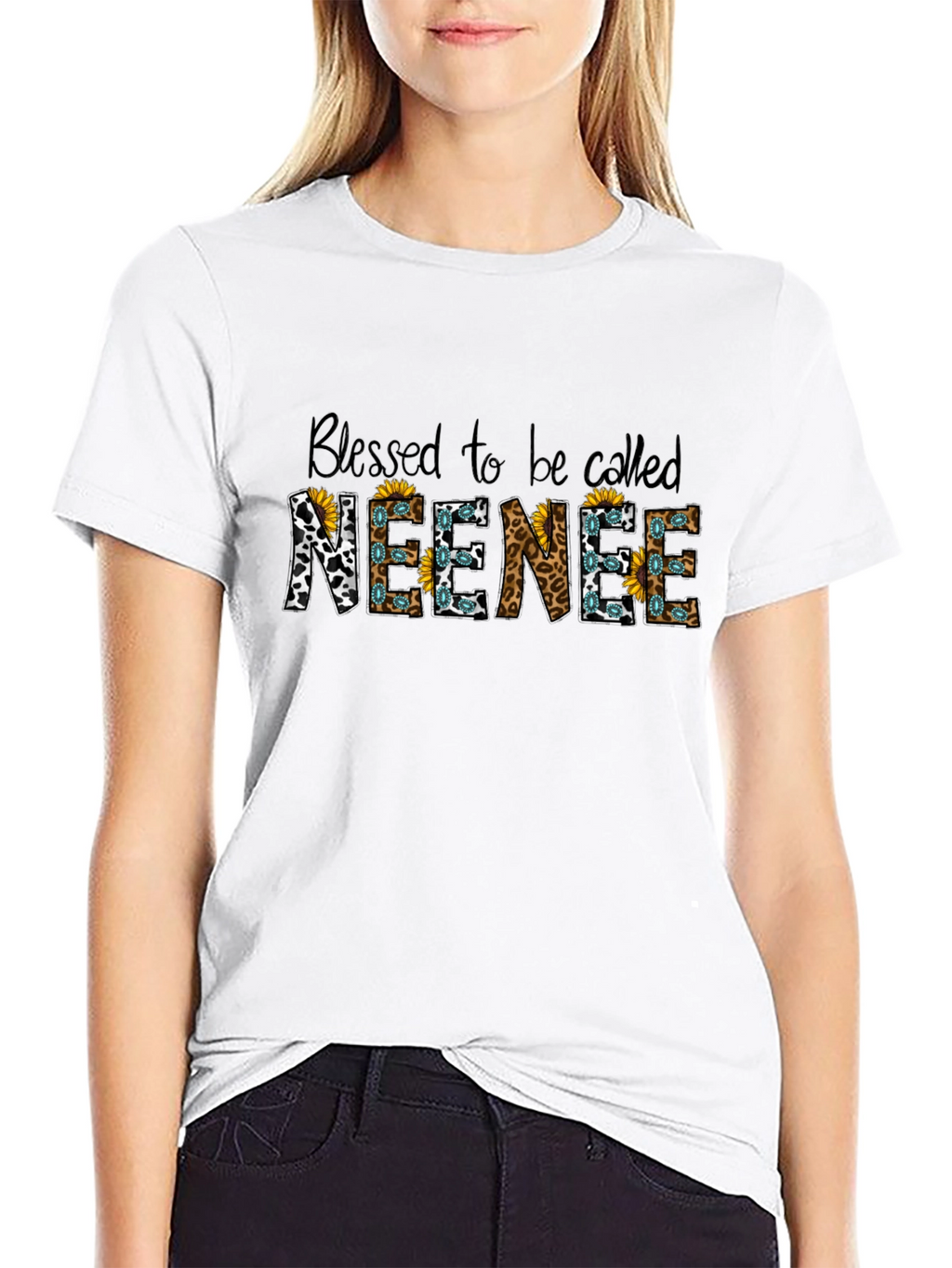 Blessed to be Called NEENEE Black T-Shirt