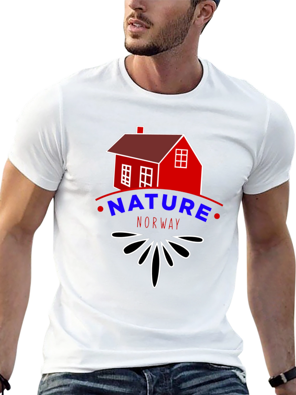 Nature Norway Tee - Cabin Graphic
