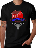Nature Norway Tee - Cabin Graphic