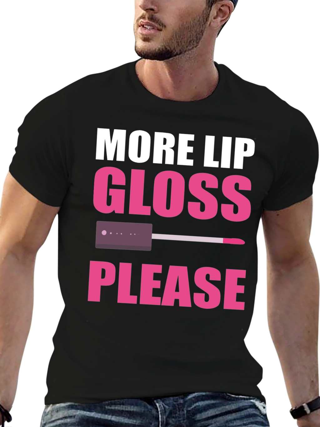 More Lip Gloss Please Graphic Tee